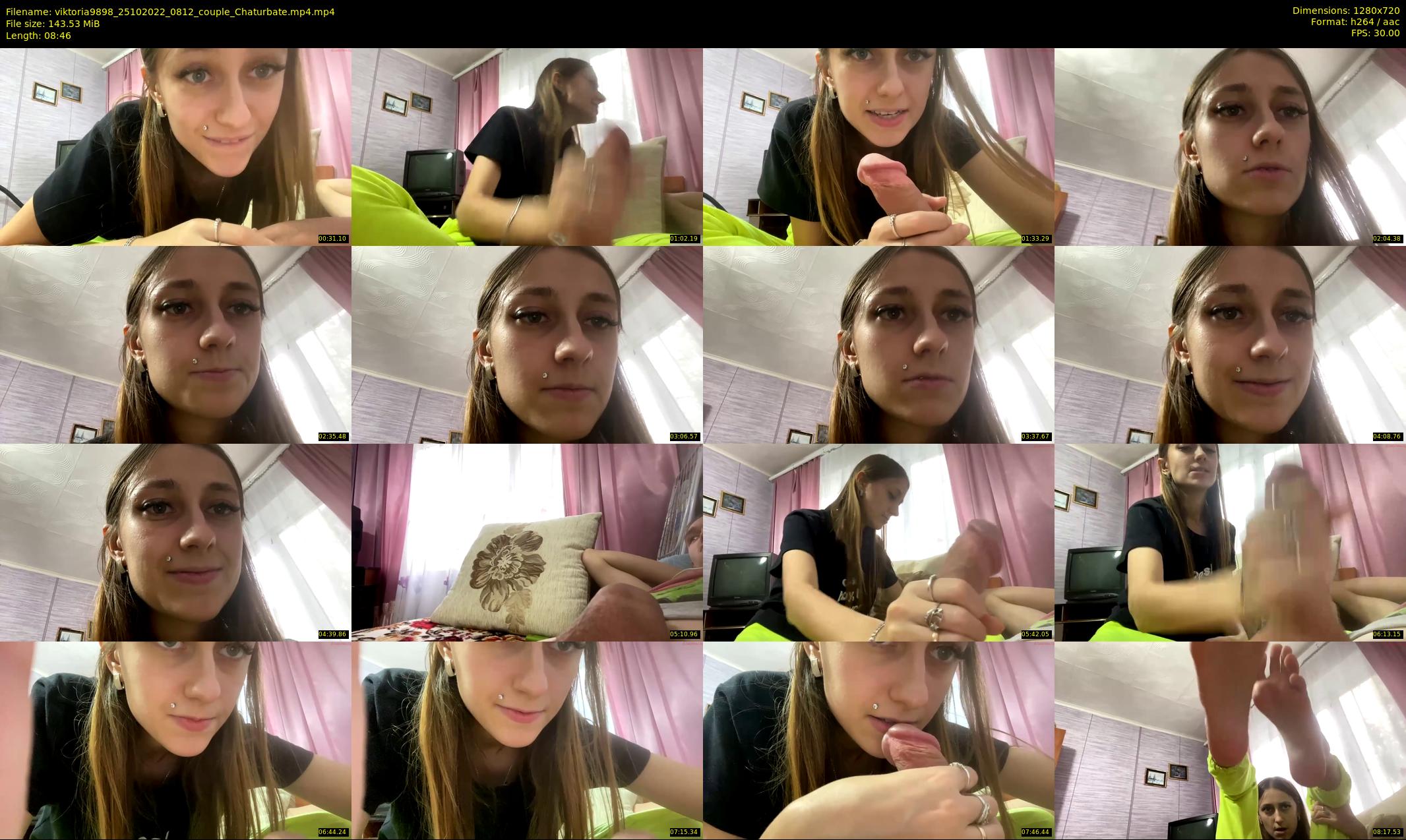 viktoria9898 — 9 minute Chaturbate couple cam show recording, 720p, Oct 25, 2022