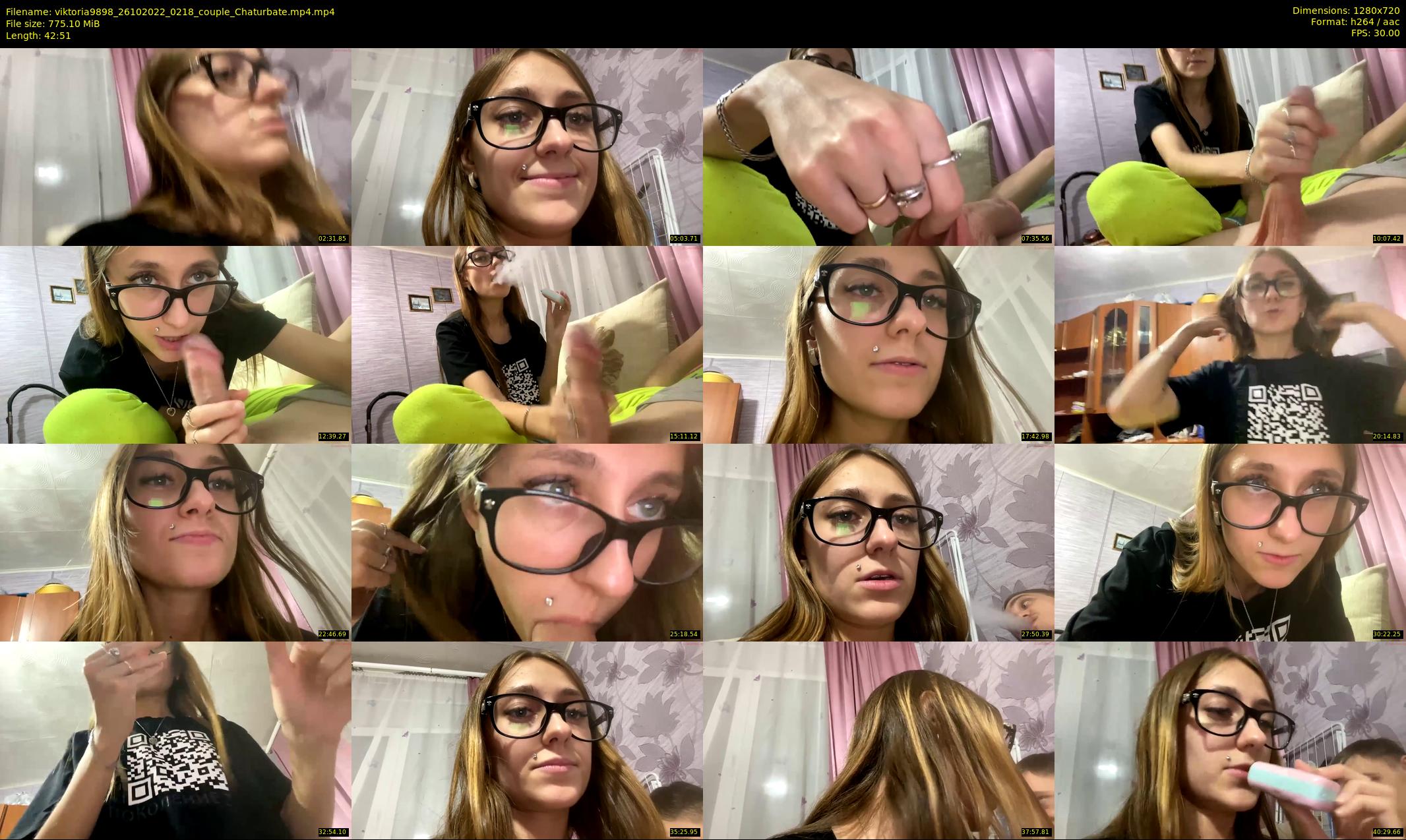 viktoria9898 — 43 minute Chaturbate couple cam show recording, 720p, Oct 26, 2022
