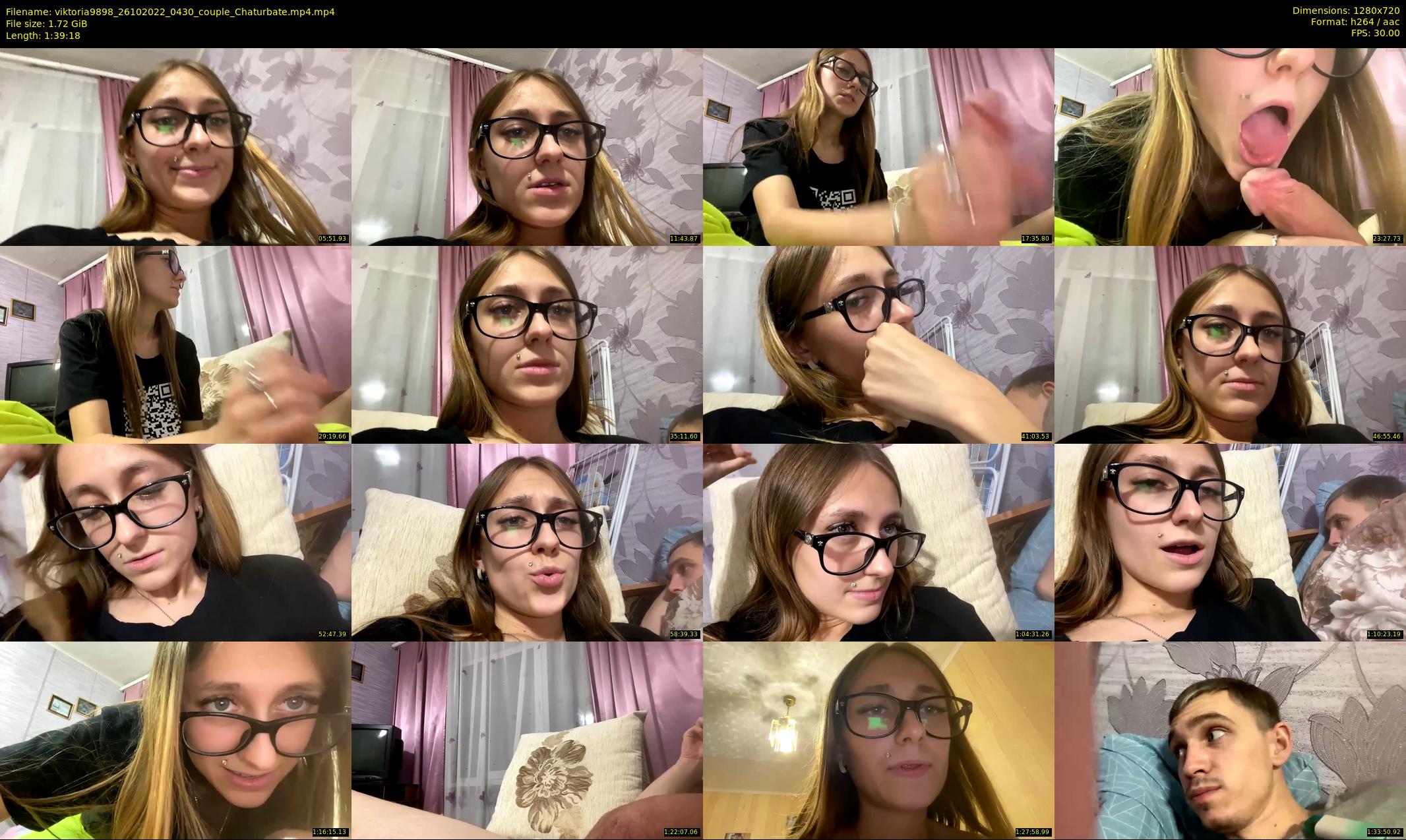 viktoria9898 — 100 minute Chaturbate couple cam show recording, 720p, Oct 26, 2022