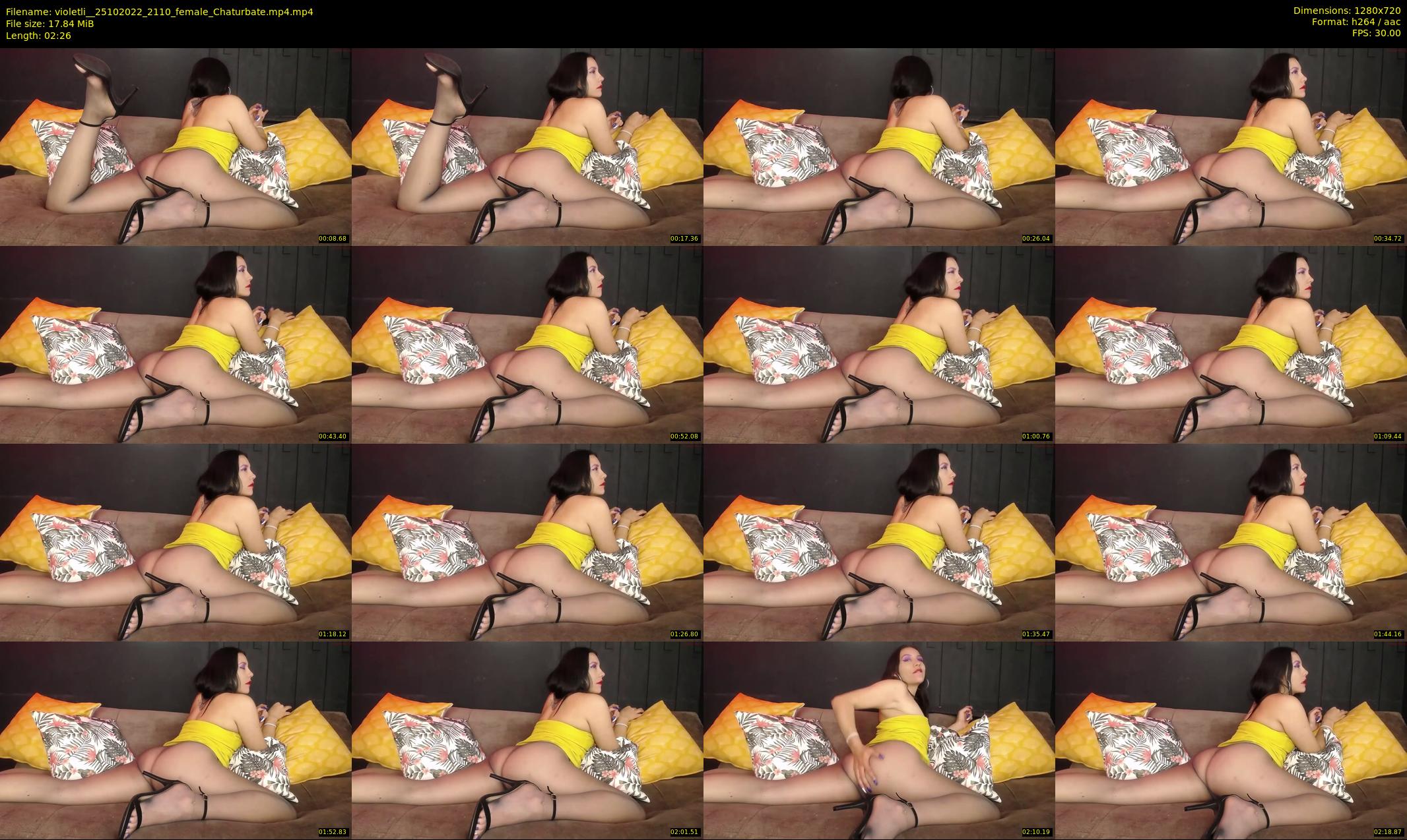 violetli_ — 3 minute Chaturbate female cam show recording, 720p, Oct 25, 2022