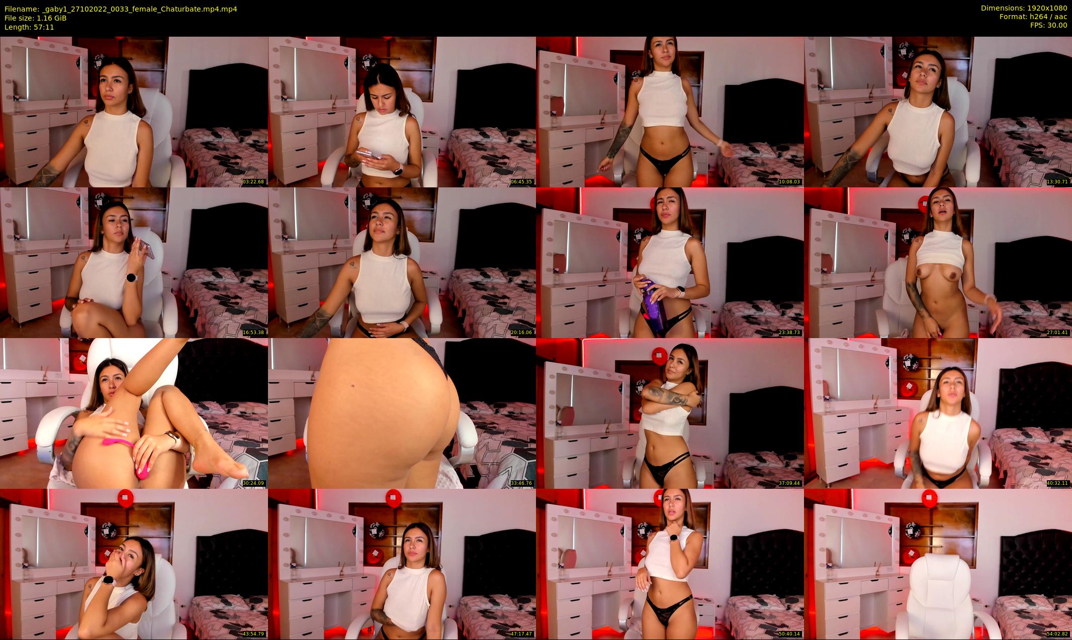 _gaby1 — 58 minute Chaturbate female cam show recording, 1080p, Oct 27, 2022