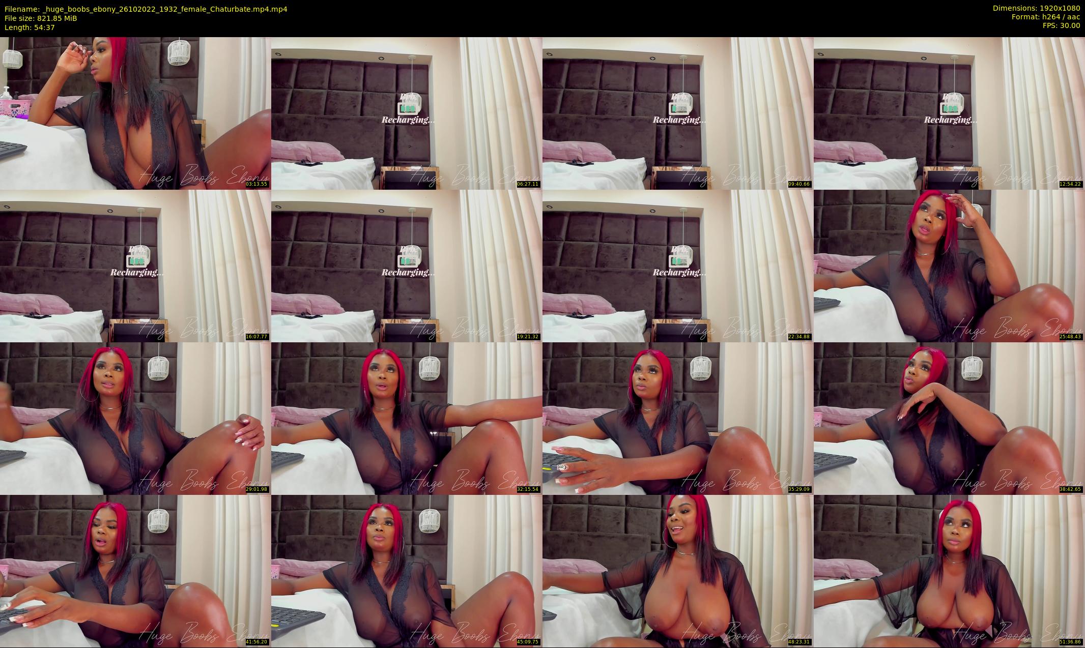 _huge_boobs_ebony — 55 minute Chaturbate female cam show recording, 1080p, Oct 26, 2022