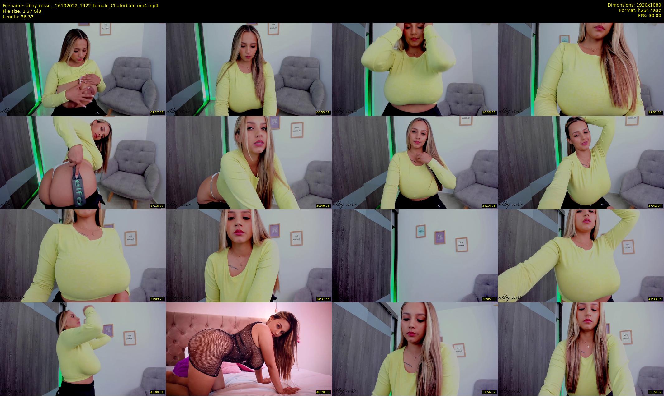 abby_rosse_ — 59 minute Chaturbate female cam show recording, 1080p, Oct 26, 2022