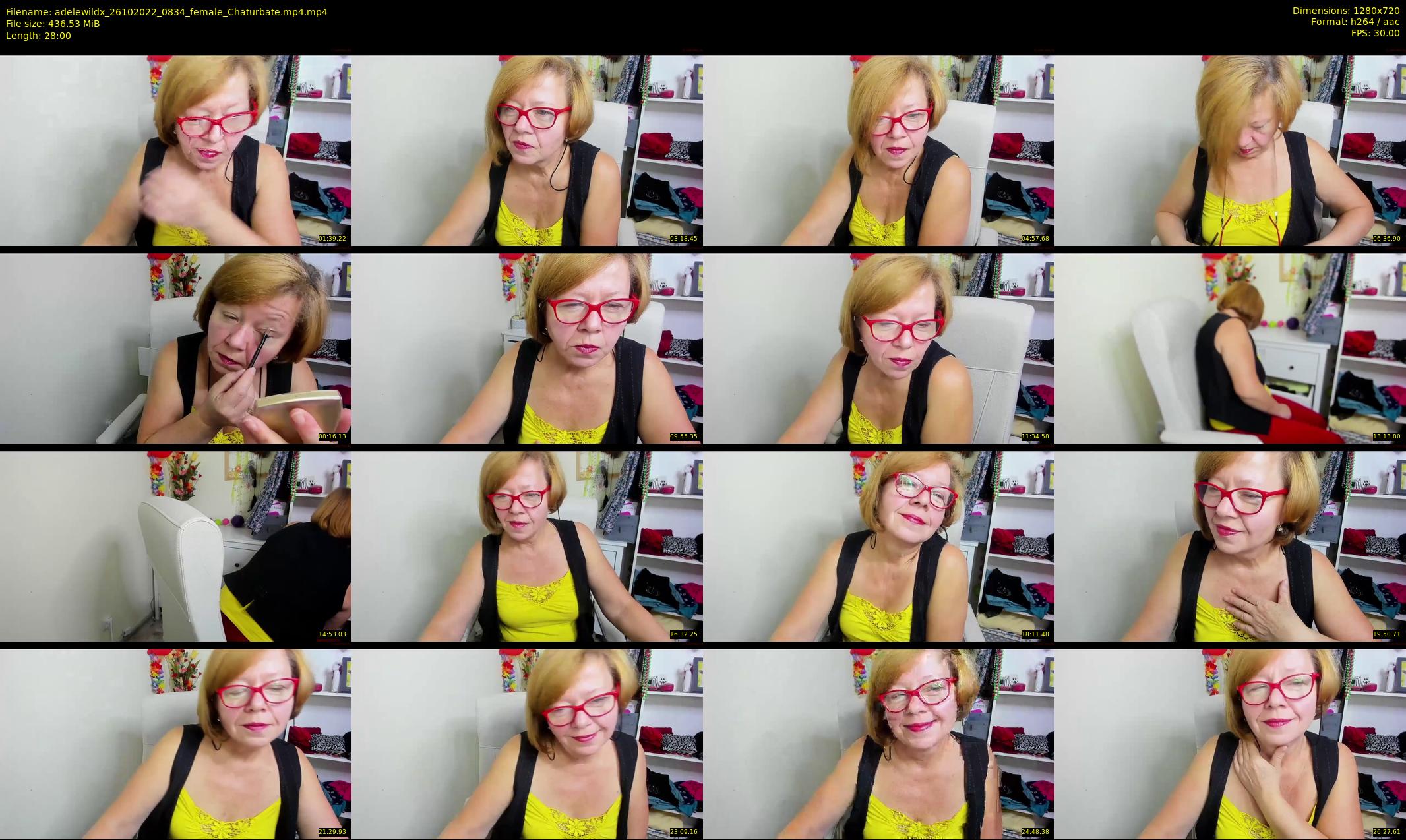 adelewildx — 28 minute Chaturbate female cam show recording, 720p, Oct 26, 2022