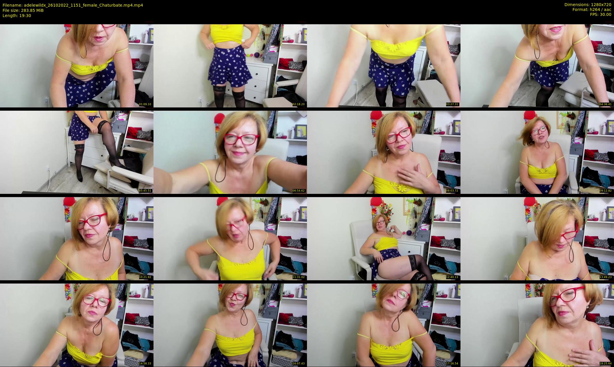 adelewildx — 20 minute Chaturbate female cam show recording, 720p, Oct 26, 2022