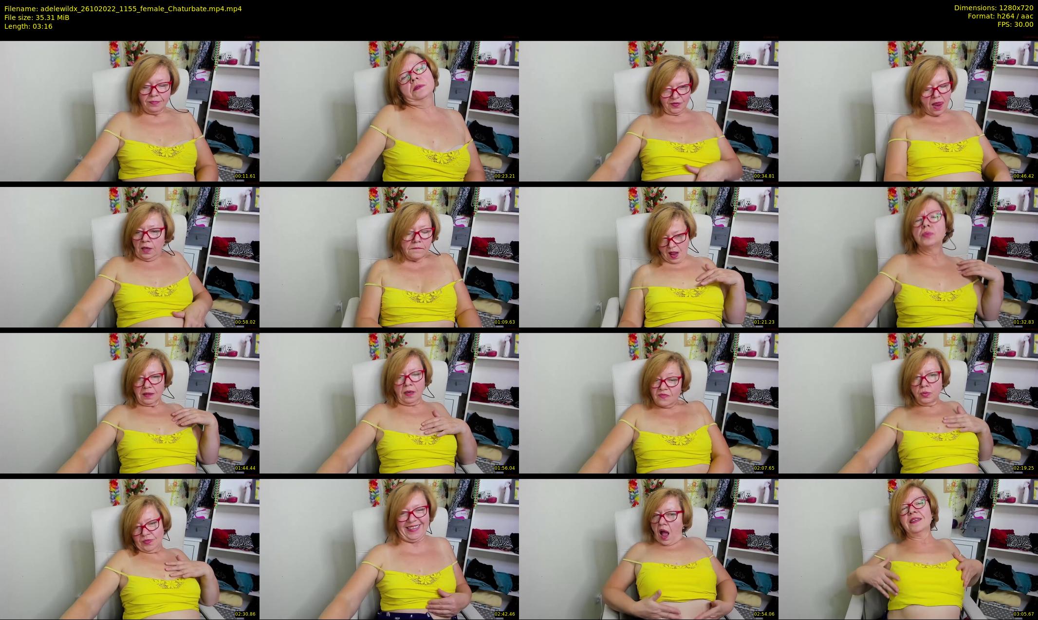 adelewildx — 4 minute Chaturbate female cam show recording, 720p, Oct 26, 2022