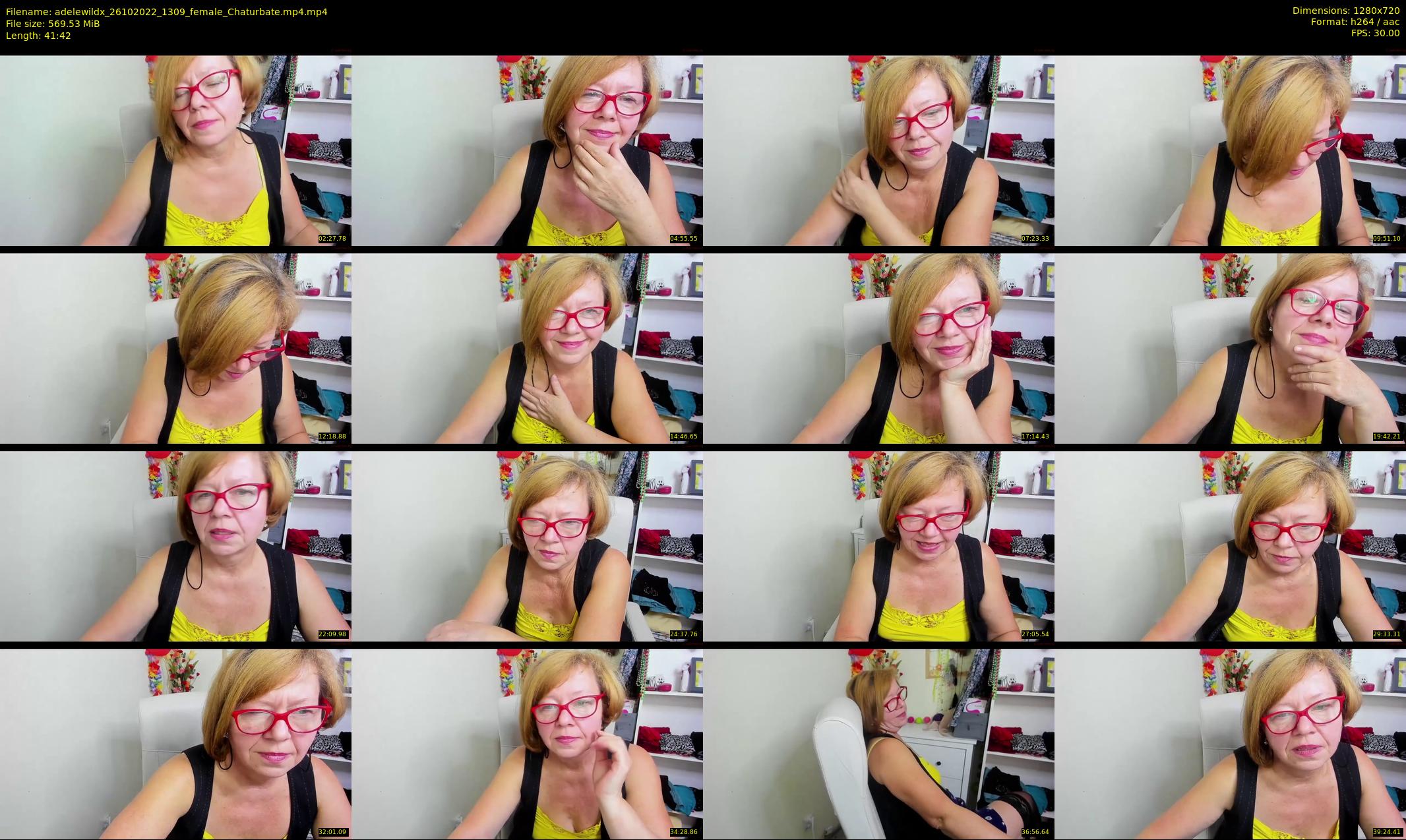adelewildx — 42 minute Chaturbate female cam show recording, 720p, Oct 26, 2022