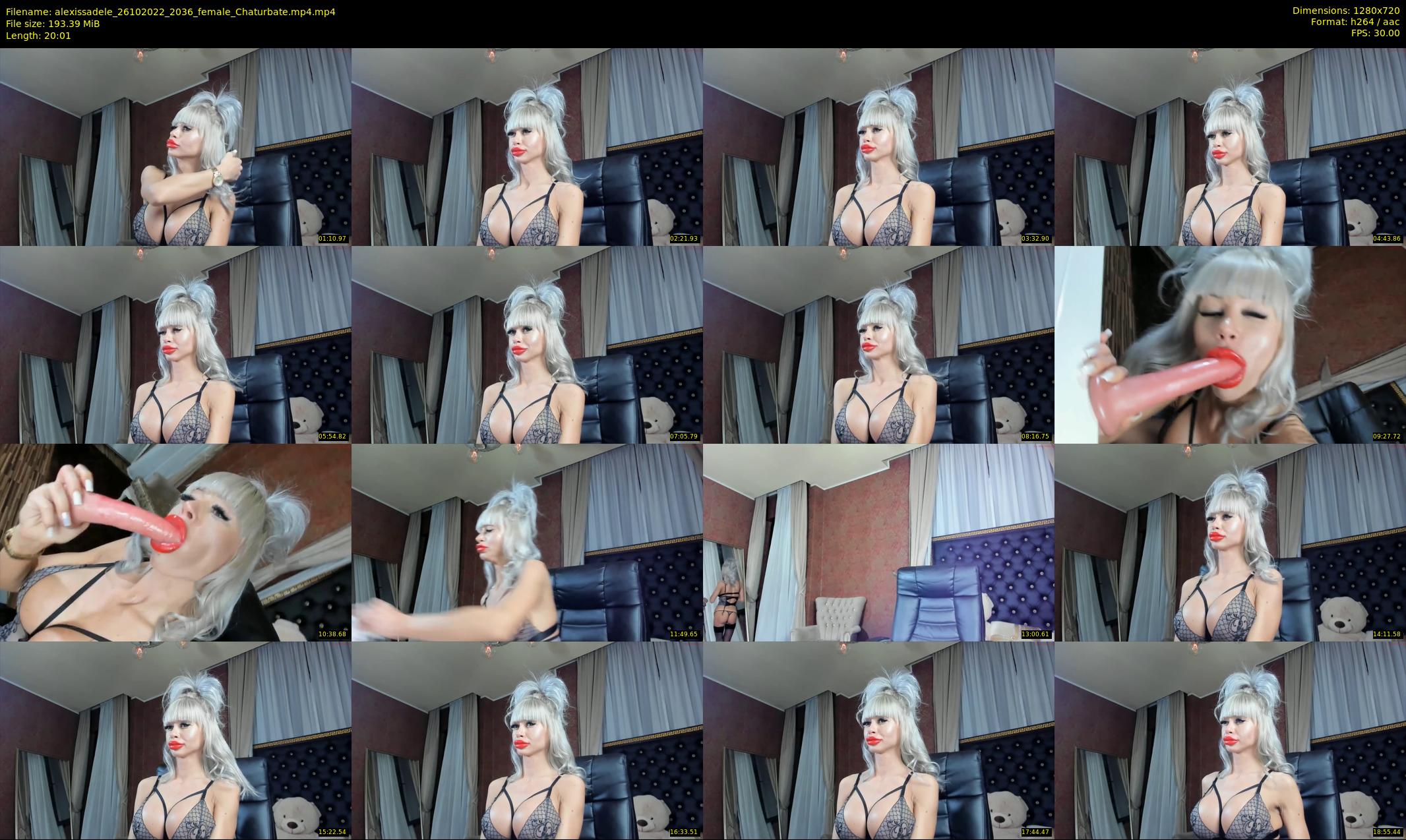 alexissadele — 21 minute Chaturbate female cam show recording, 720p, Oct 26, 2022