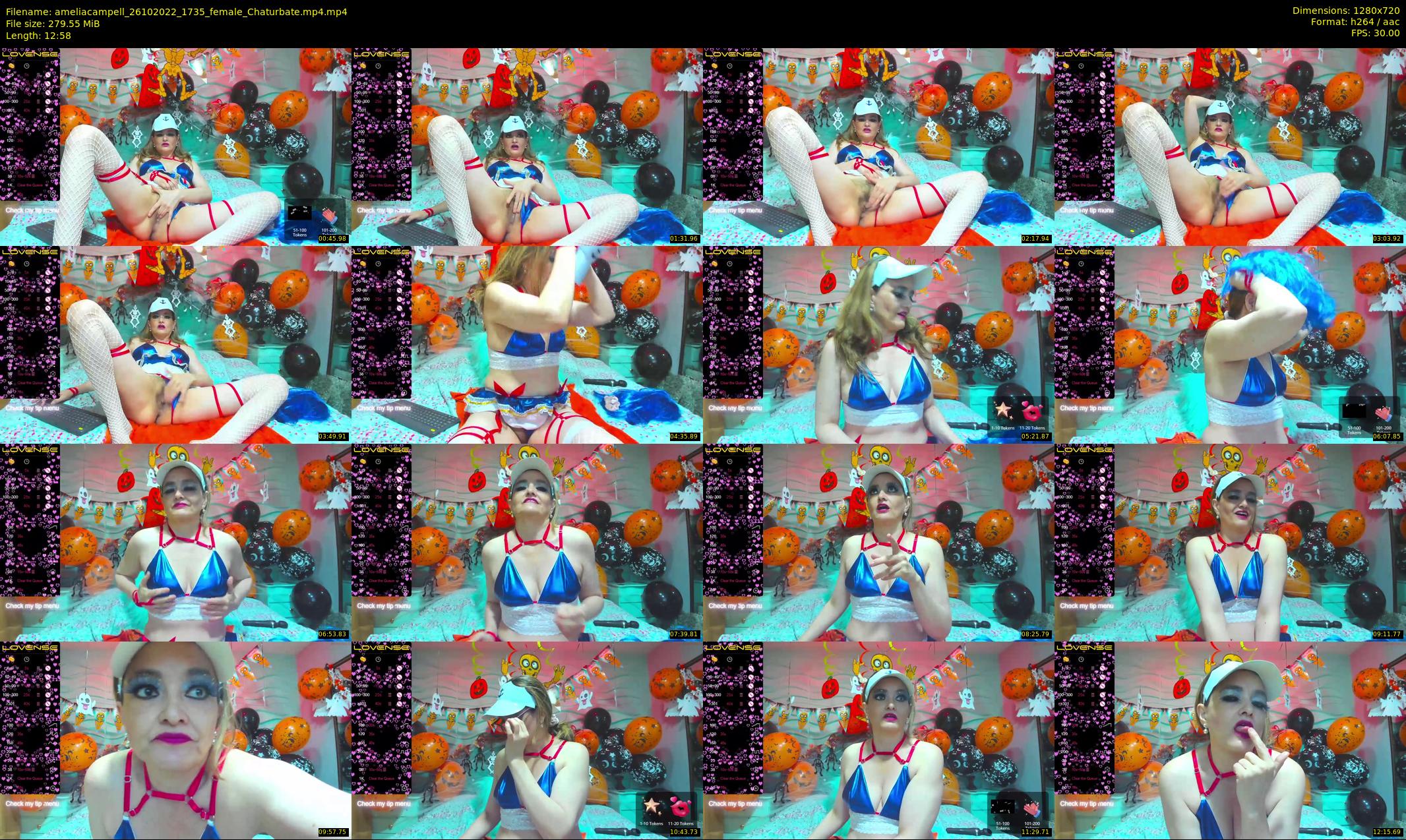ameliacampell — 13 minute Chaturbate female cam show recording, 720p, Oct 26, 2022