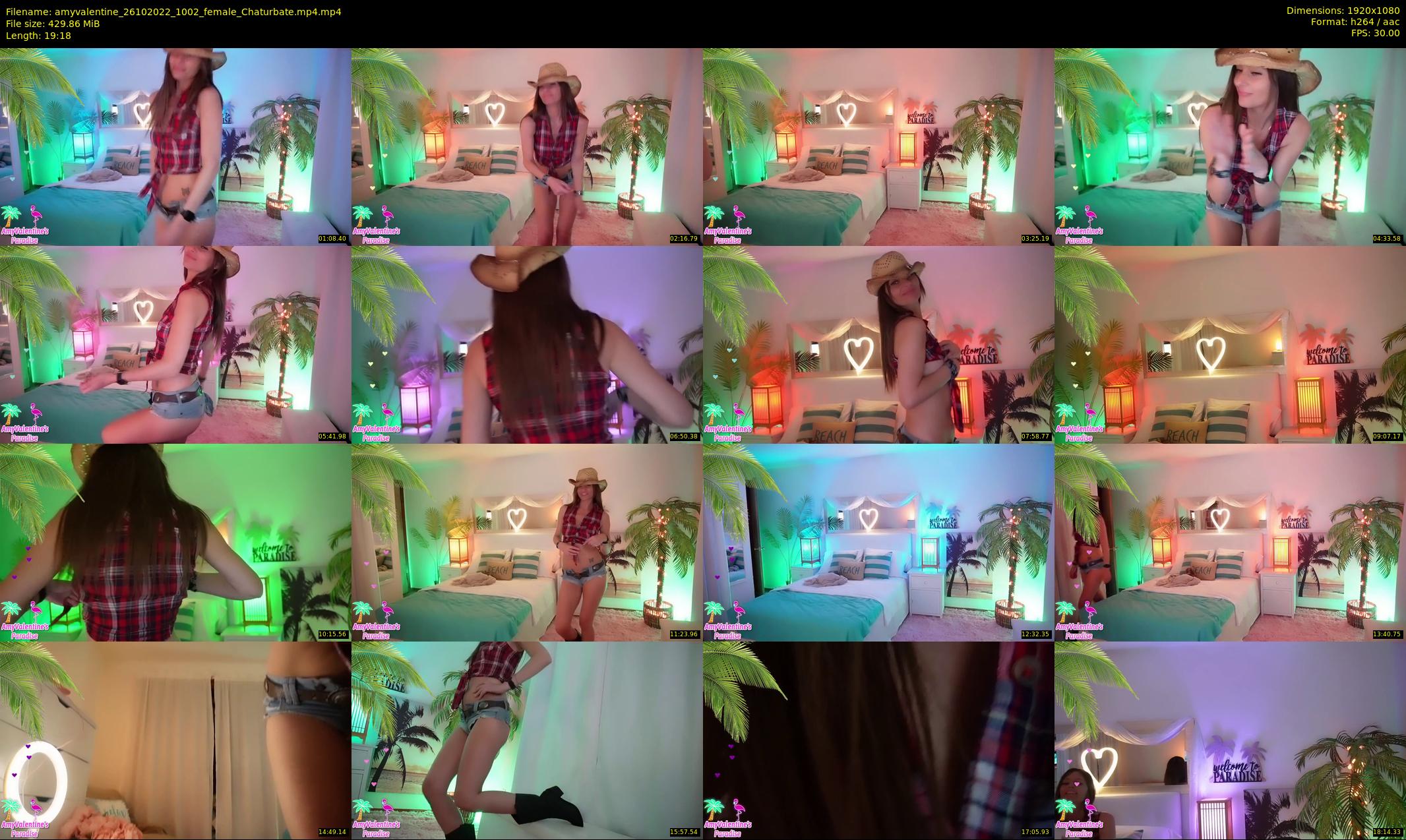 amyvalentine — 20 minute Chaturbate female cam show recording, 1080p, Oct 26, 2022