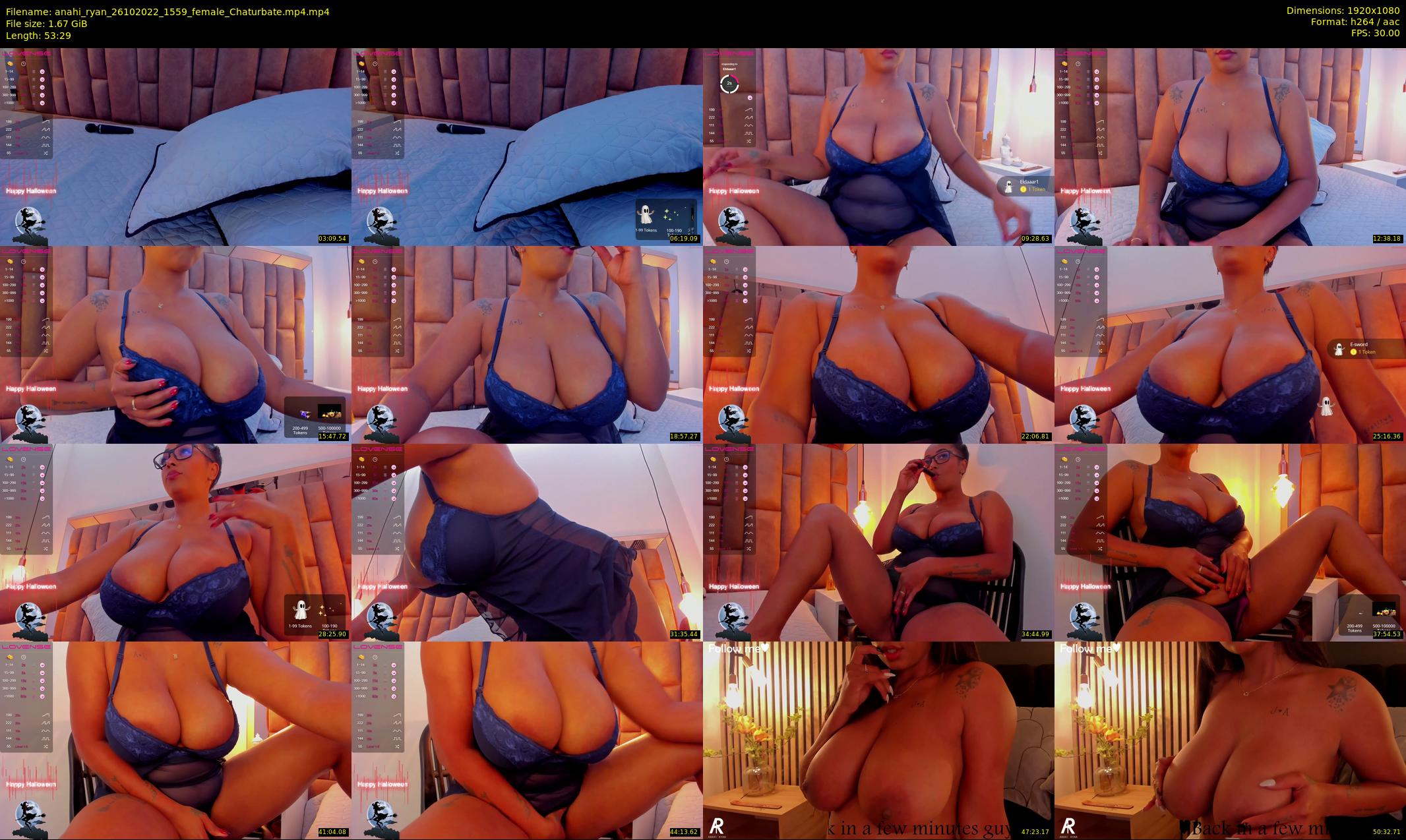 anahi_ryan — 54 minute Chaturbate female cam show recording, 1080p, Oct 26, 2022
