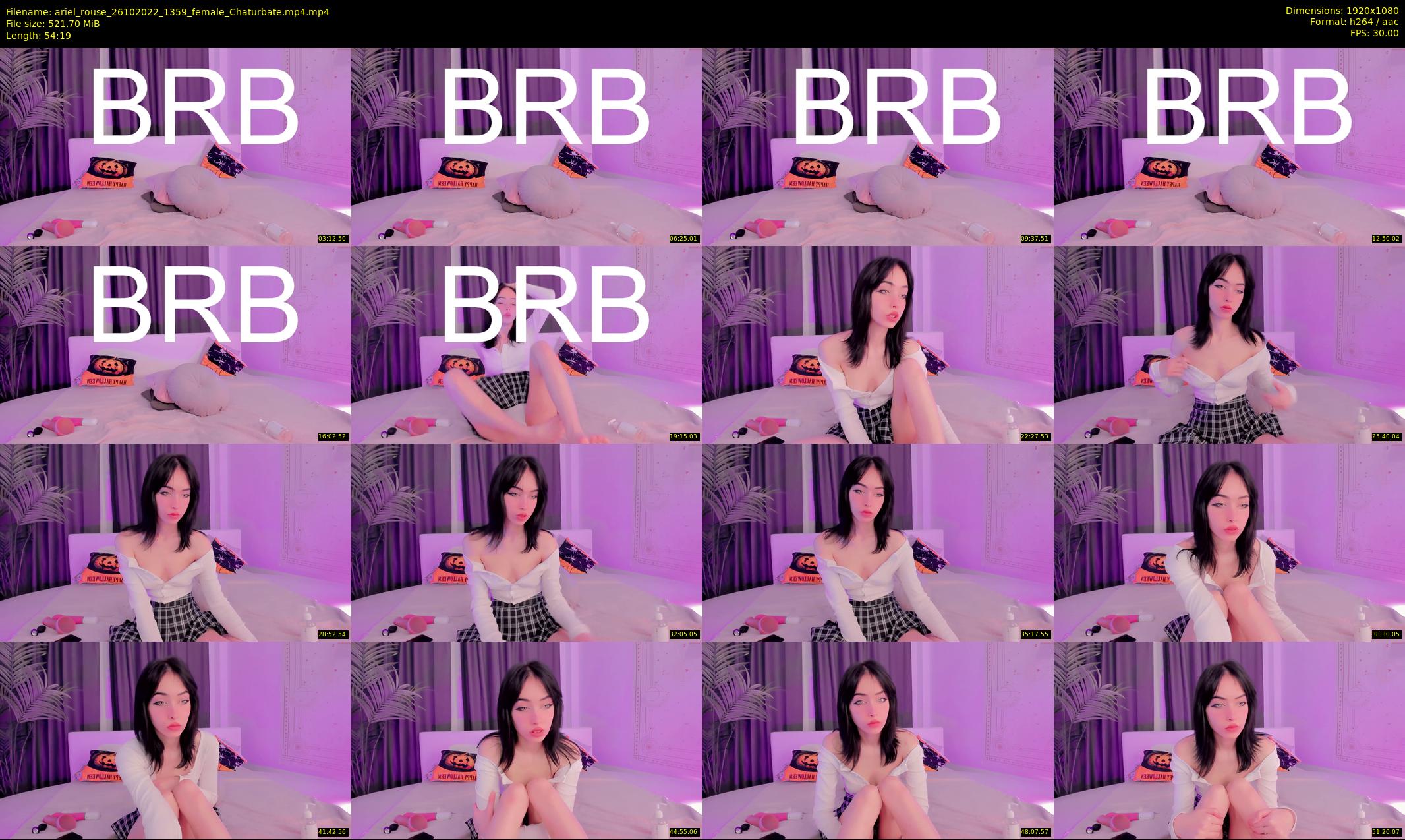 ariel_rouse — 55 minute Chaturbate female cam show recording, 1080p, Oct 26, 2022