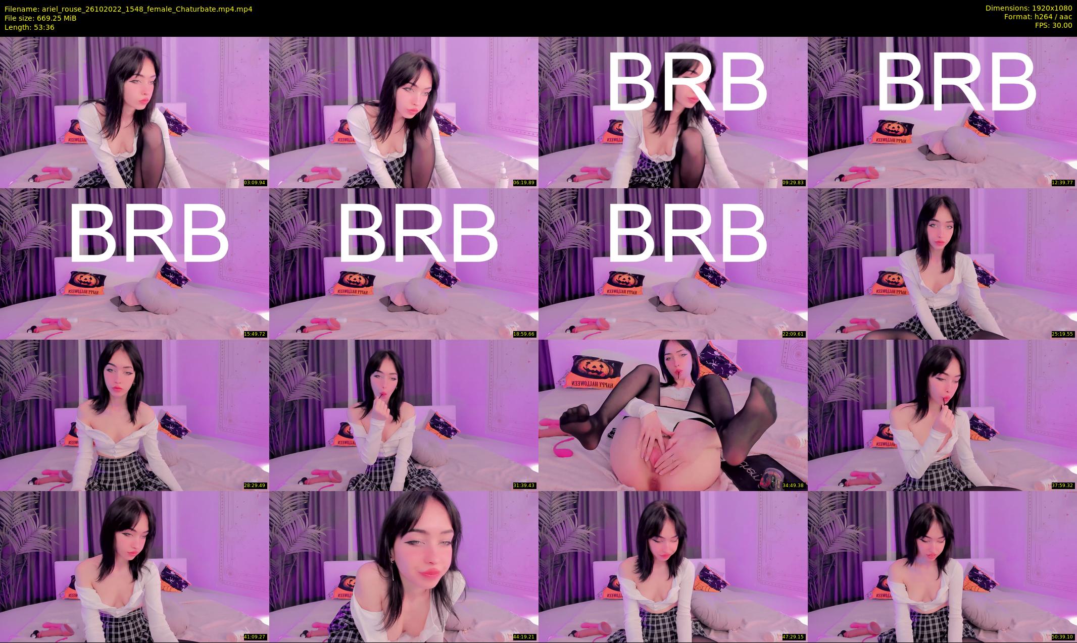 ariel_rouse — 54 minute Chaturbate female cam show recording, 1080p, Oct 26, 2022
