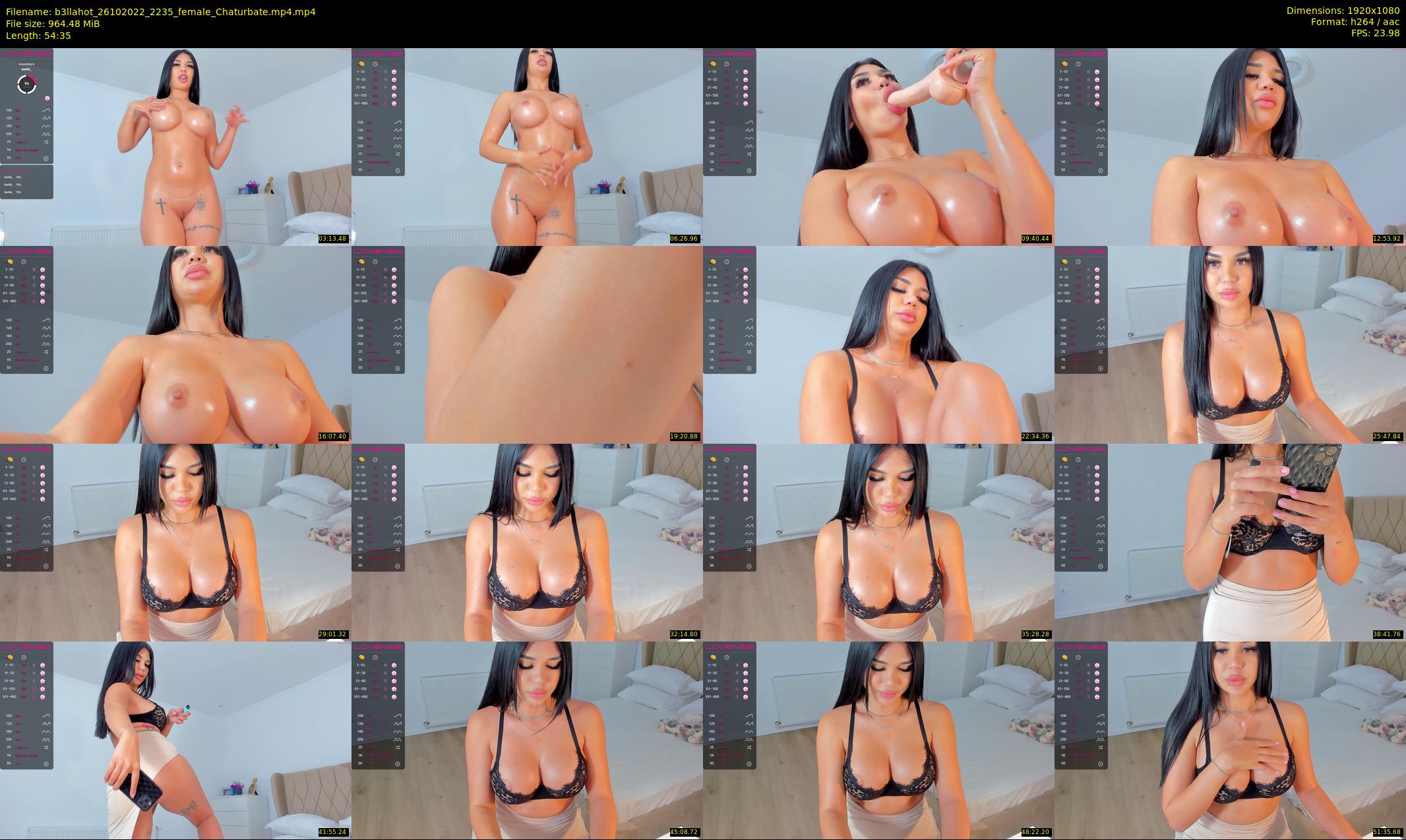 b3llahot — 55 minute Chaturbate female cam show recording, 1080p, Oct 26, 2022