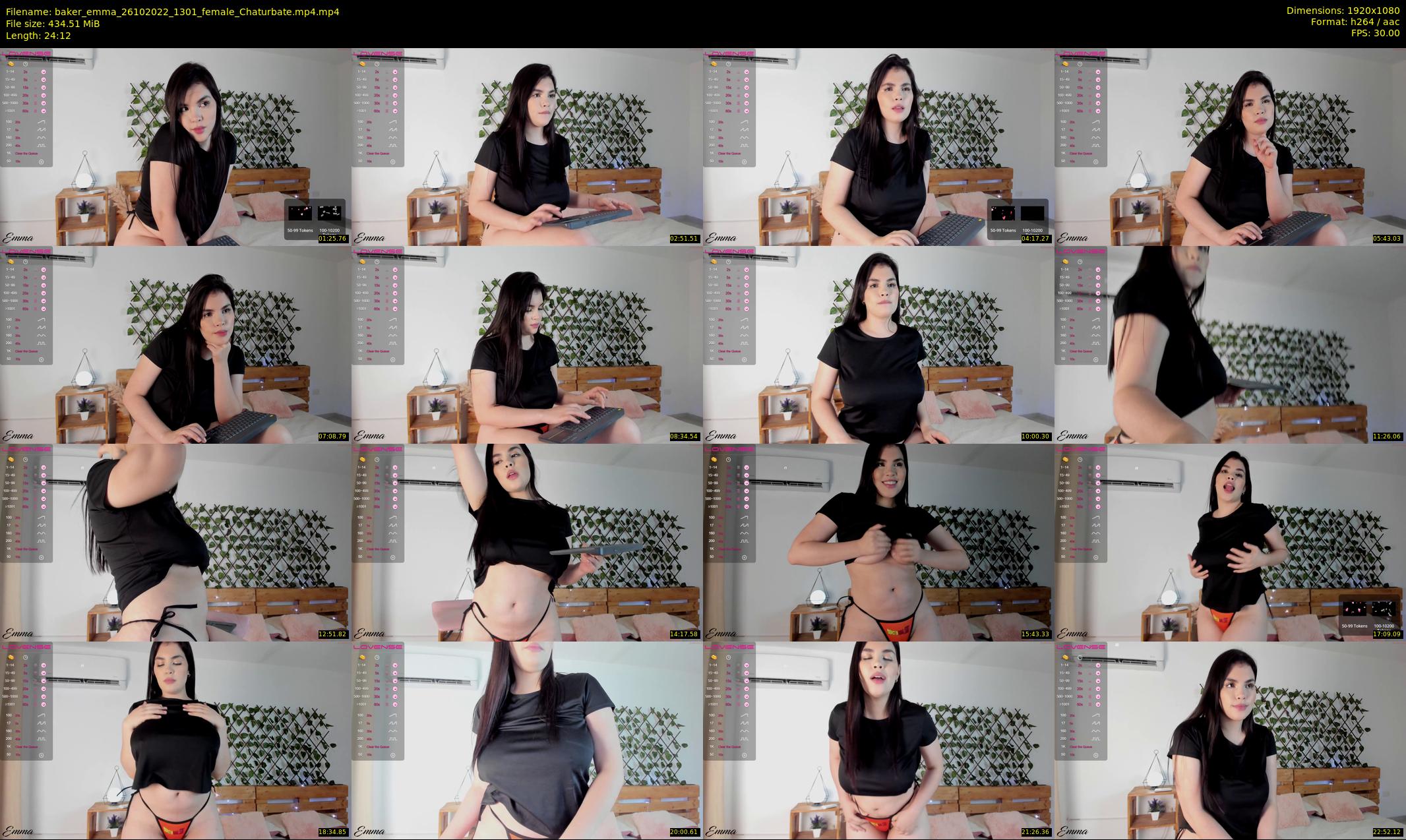 baker_emma — 25 minute Chaturbate female cam show recording, 1080p, Oct 26, 2022