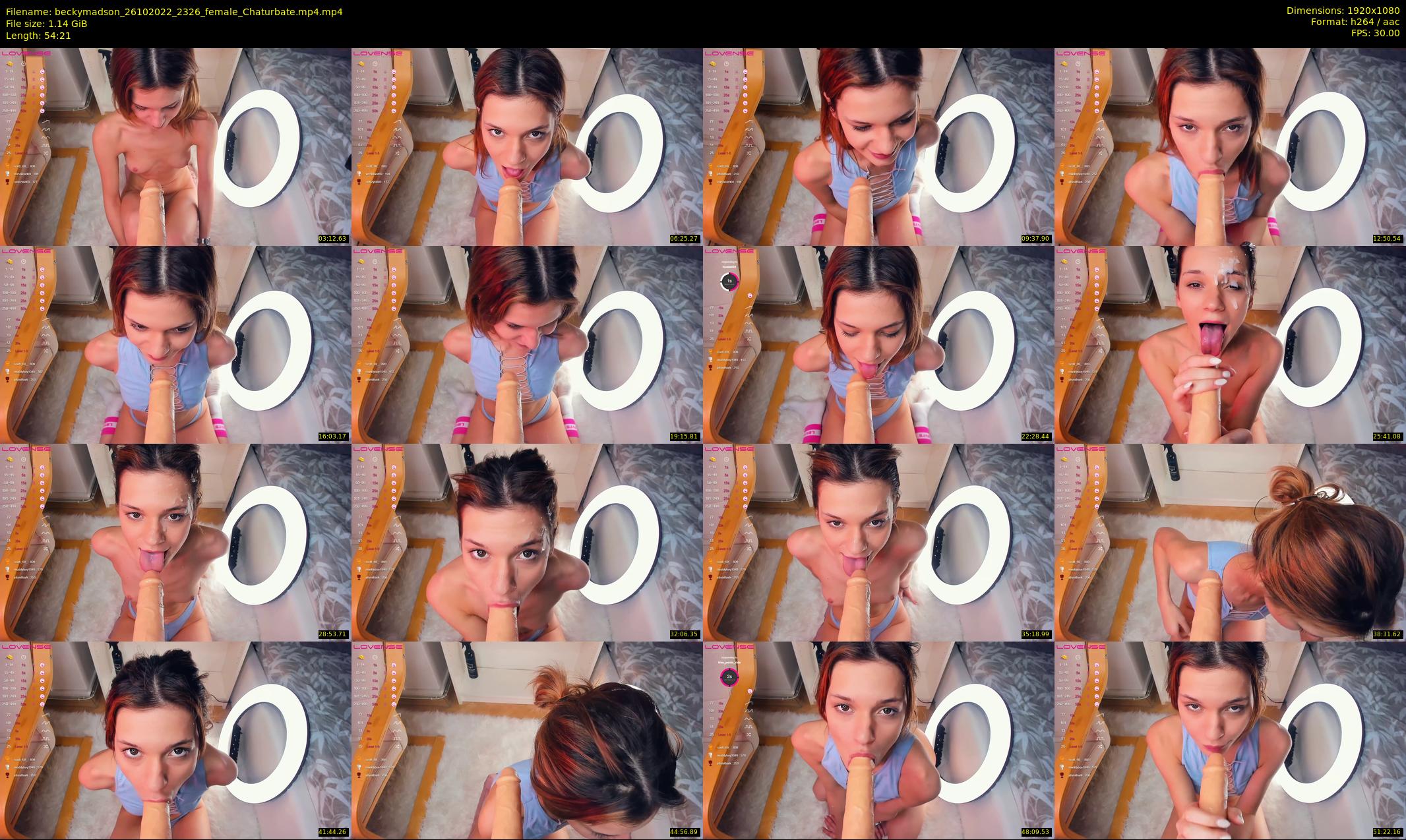 beckymadson — 55 minute Chaturbate female cam show recording, 1080p, Oct 26, 2022