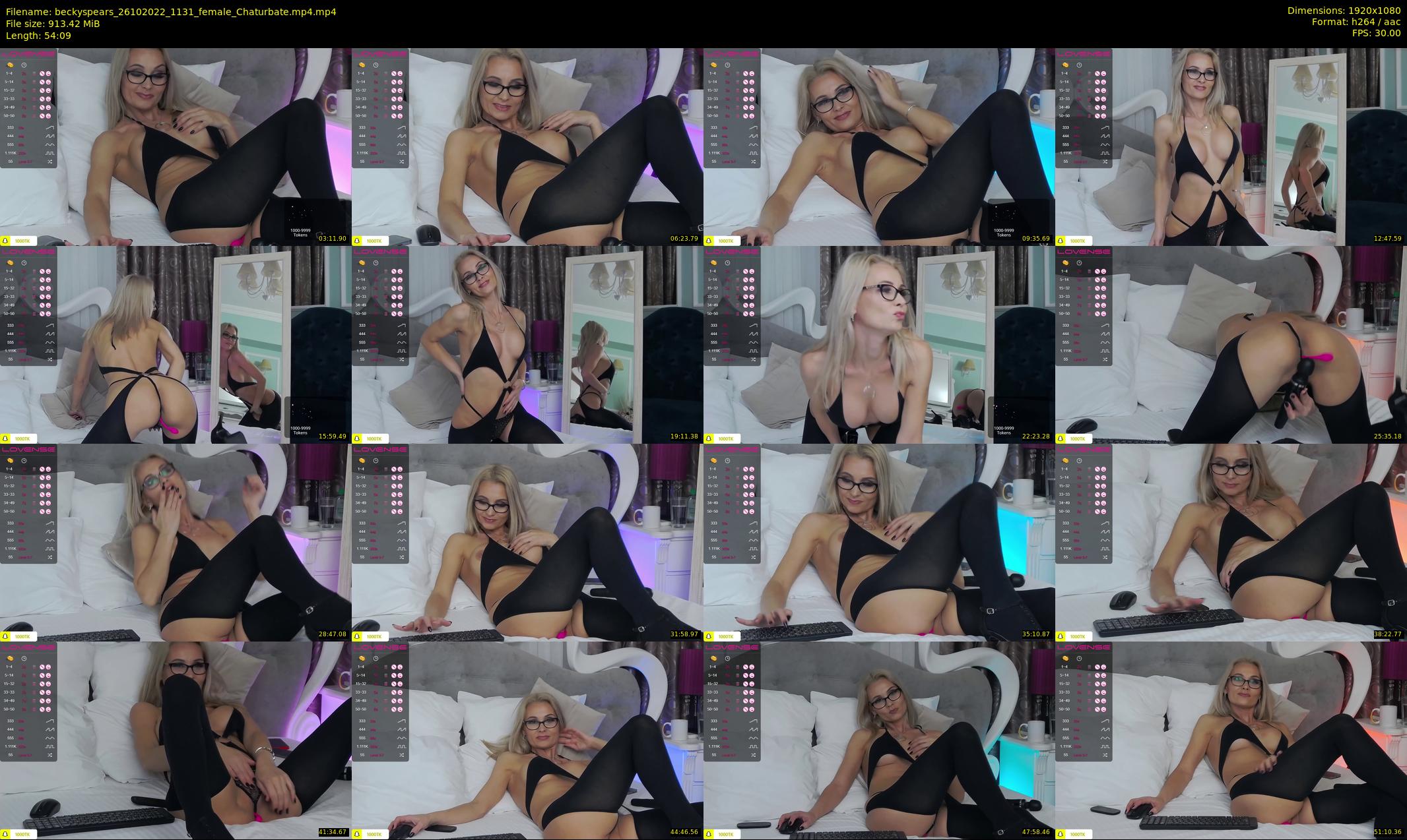 beckyspears — 55 minute Chaturbate female cam show recording, 1080p, Oct 26, 2022