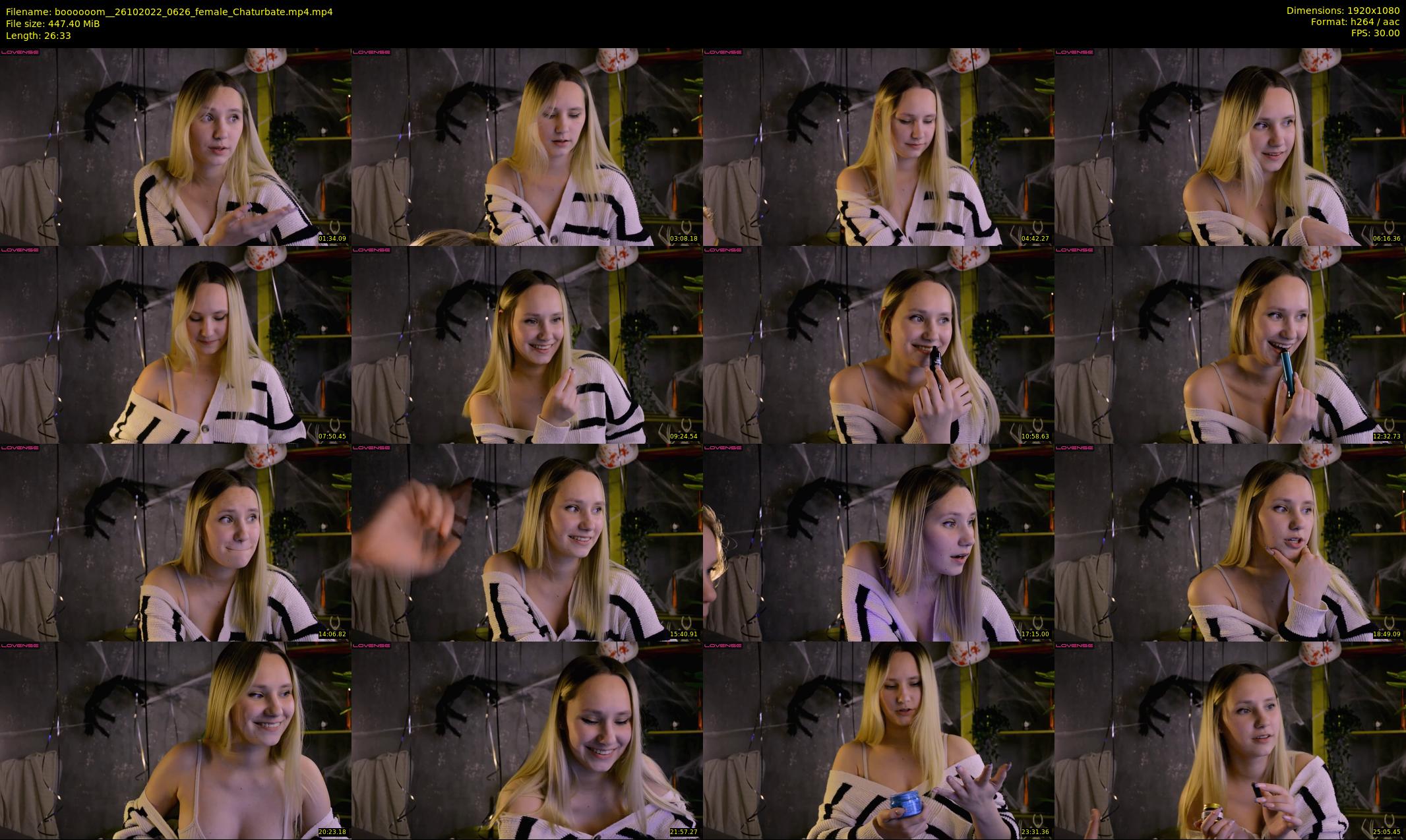 boooooom_ — 27 minute Chaturbate female cam show recording, 1080p, Oct 26, 2022