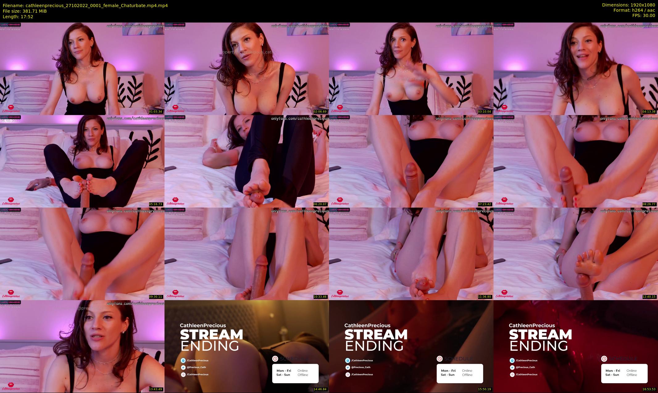cathleenprecious — 18 minute Chaturbate female cam show recording, 1080p, Oct 27, 2022