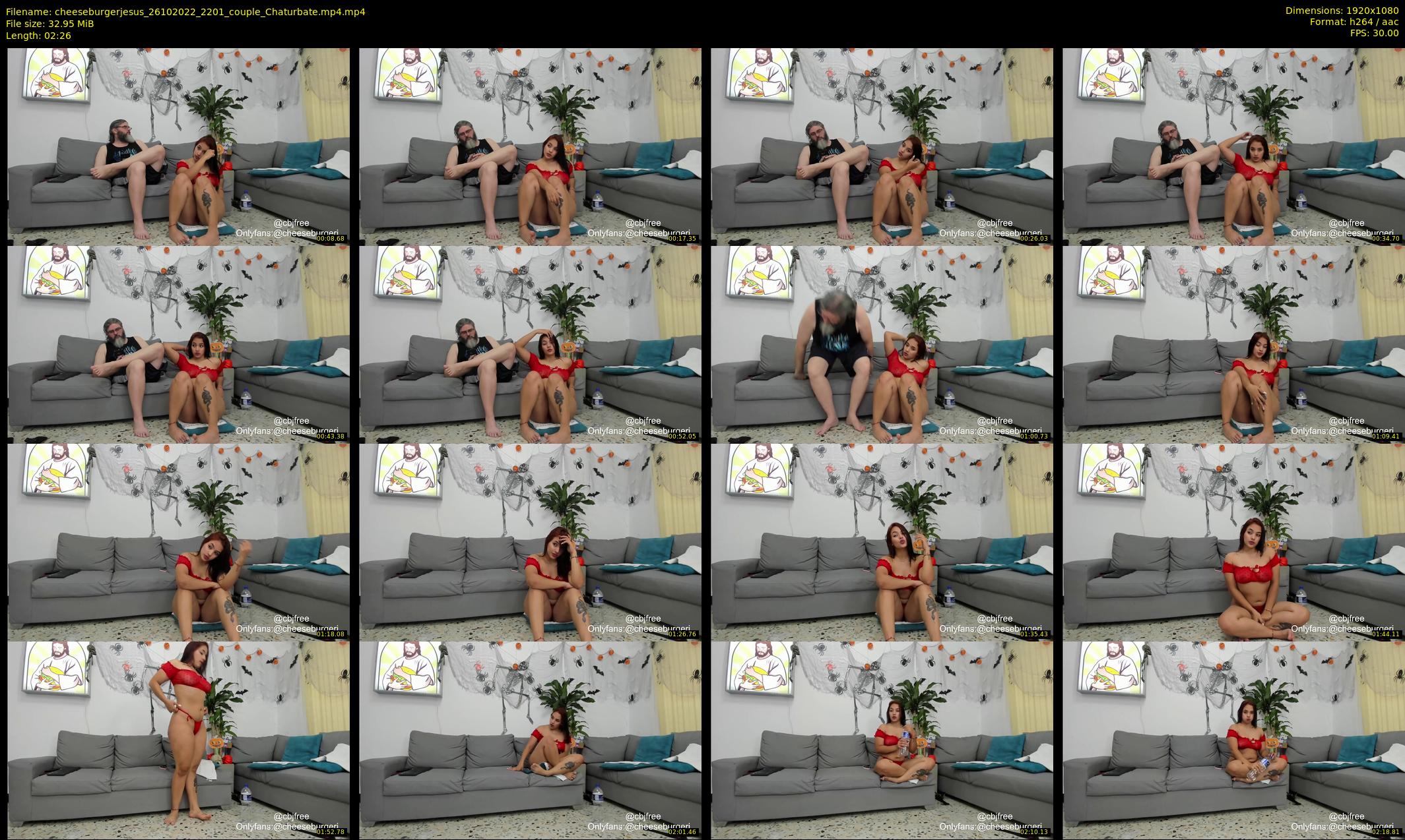 cheeseburgerjesus — 3 minute Chaturbate couple cam show recording, 1080p, Oct 26, 2022
