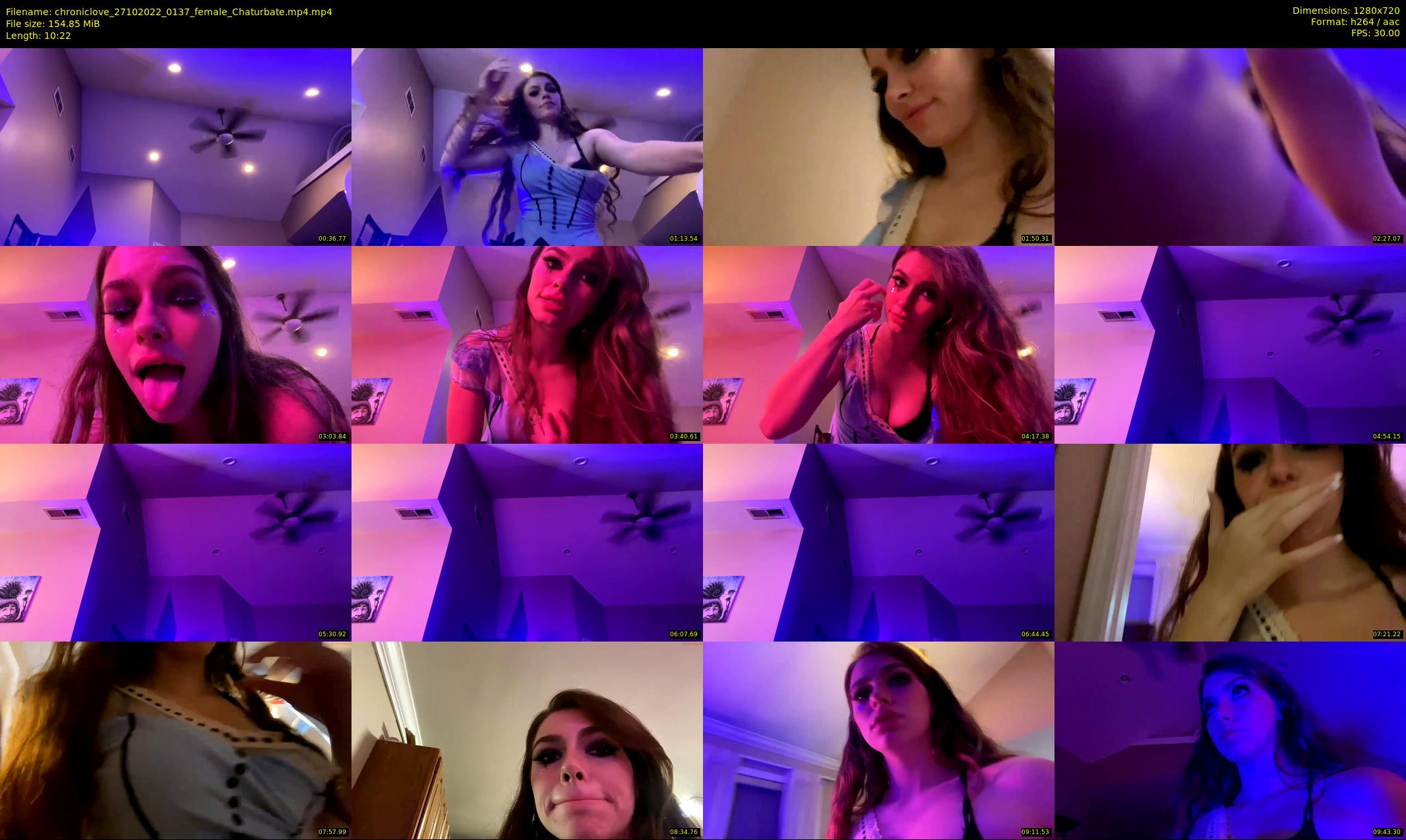 chroniclove — 11 minute Chaturbate female cam show recording, 720p, Oct 27, 2022