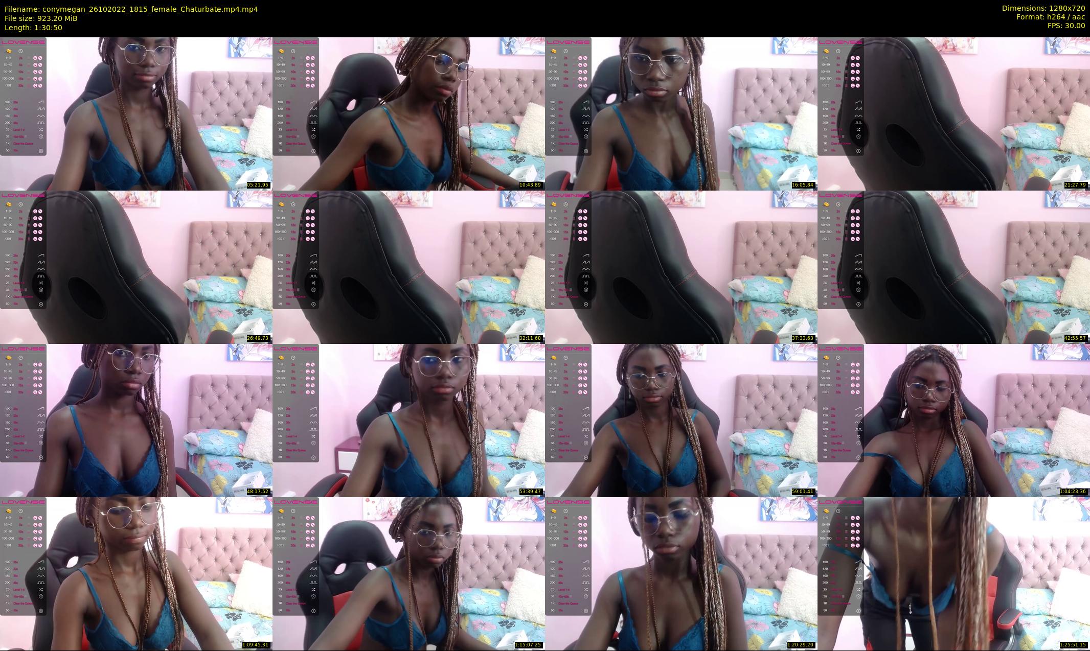 conymegan — 91 minute Chaturbate female cam show recording, 720p, Oct 26, 2022