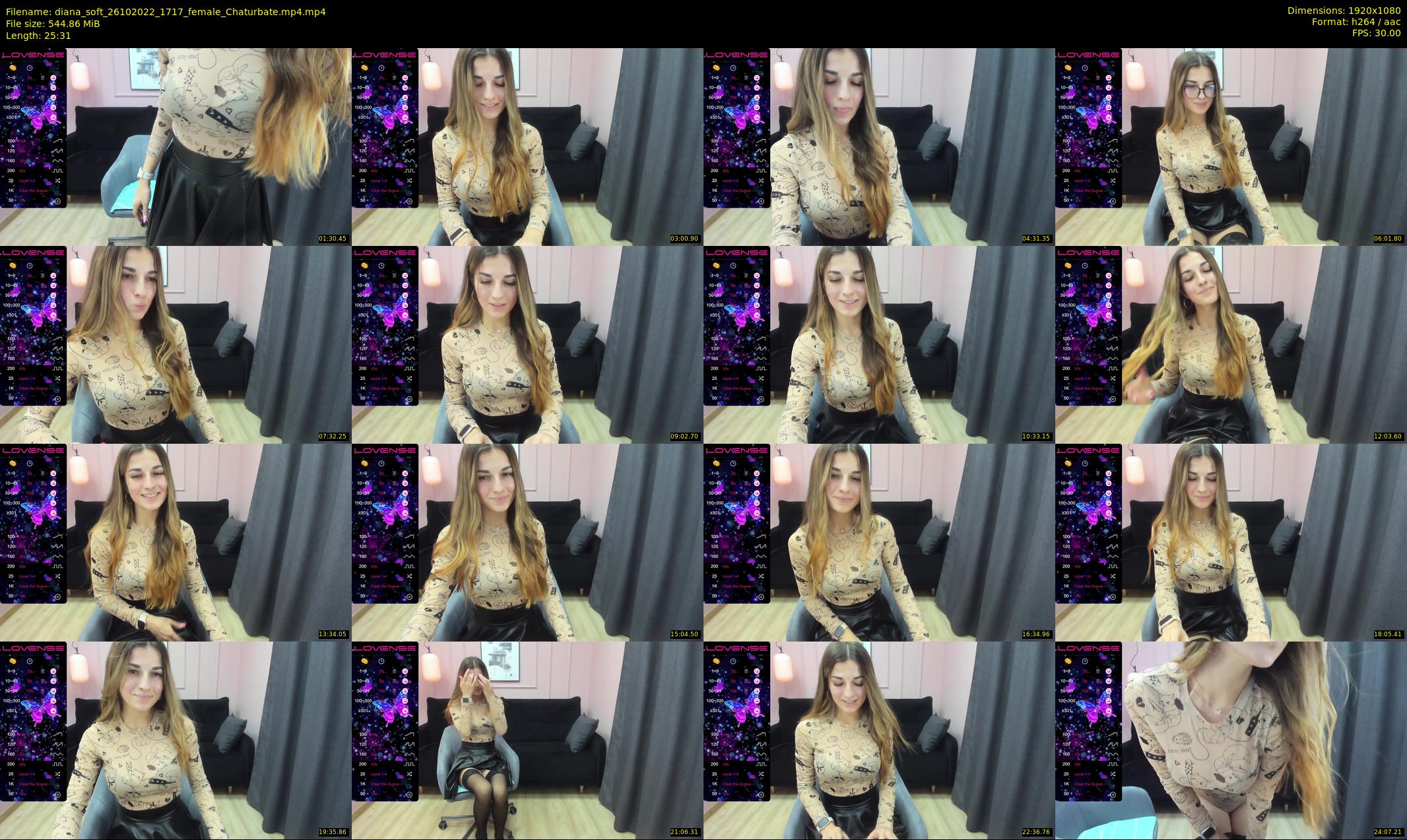 diana_soft — 26 minute Chaturbate female cam show recording, 1080p, Oct 26, 2022