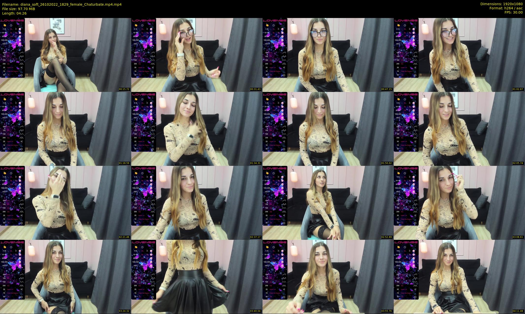diana_soft — 5 minute Chaturbate female cam show recording, 1080p, Oct 26, 2022