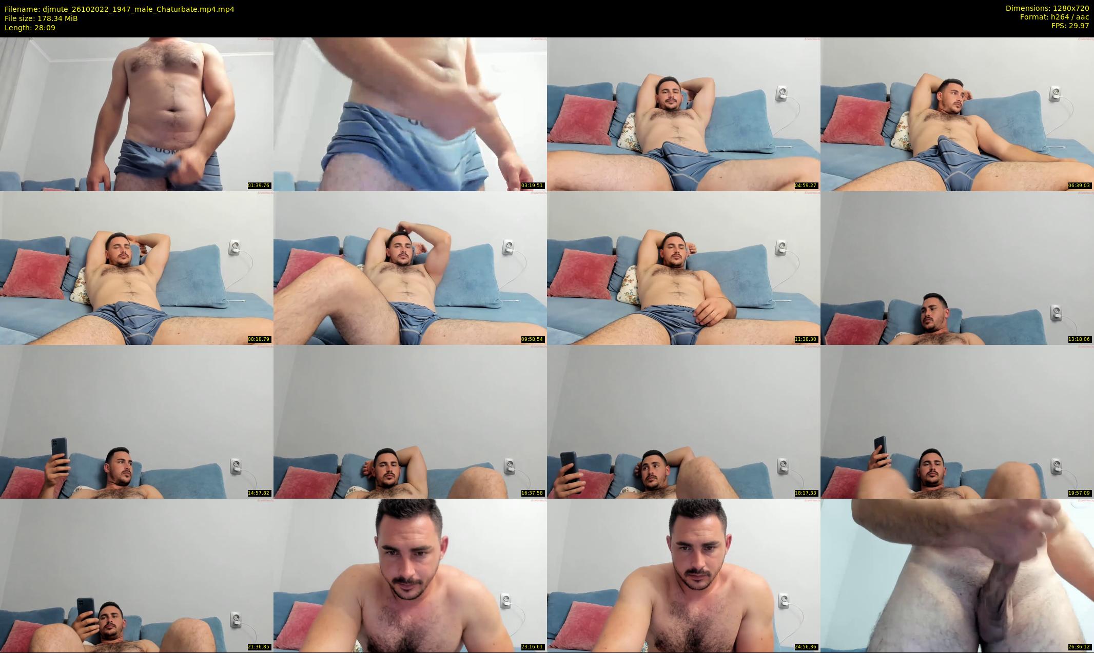 djmute — 29 minute Chaturbate male cam show recording, 720p, Oct 26, 2022