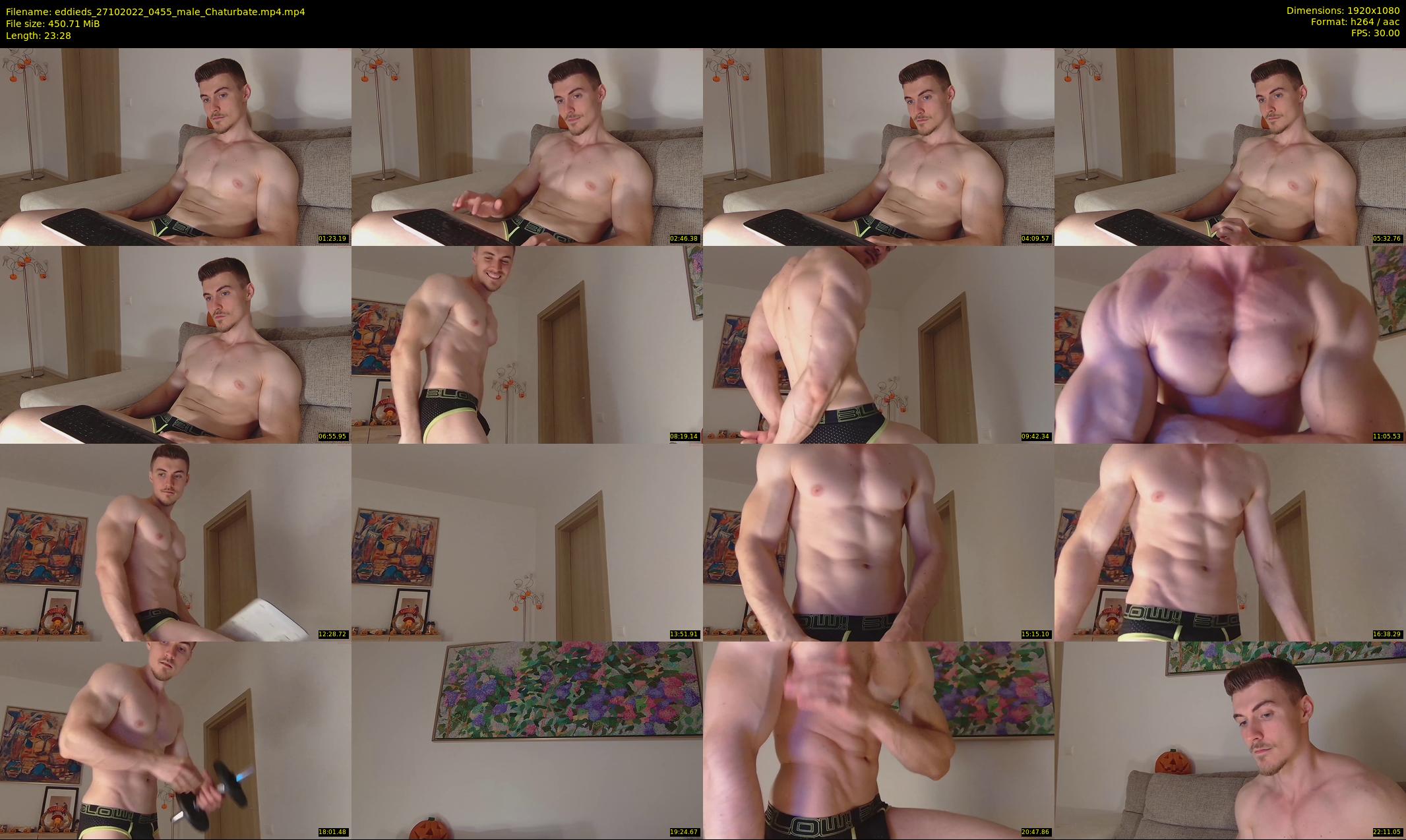 eddieds — 24 minute Chaturbate male cam show recording, 1080p, Oct 27, 2022