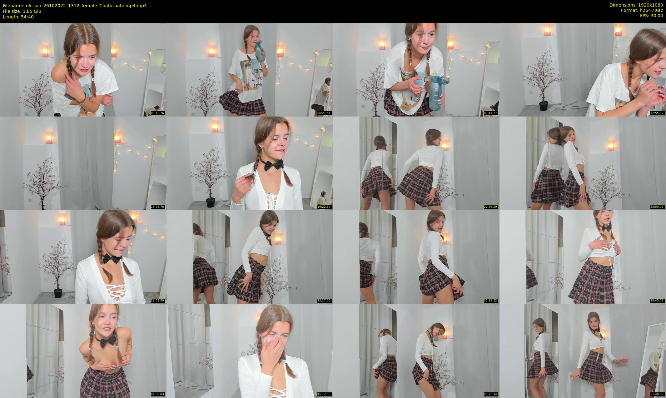 eli_sun — 55 minute Chaturbate female cam show recording, 1080p, Oct 26, 2022