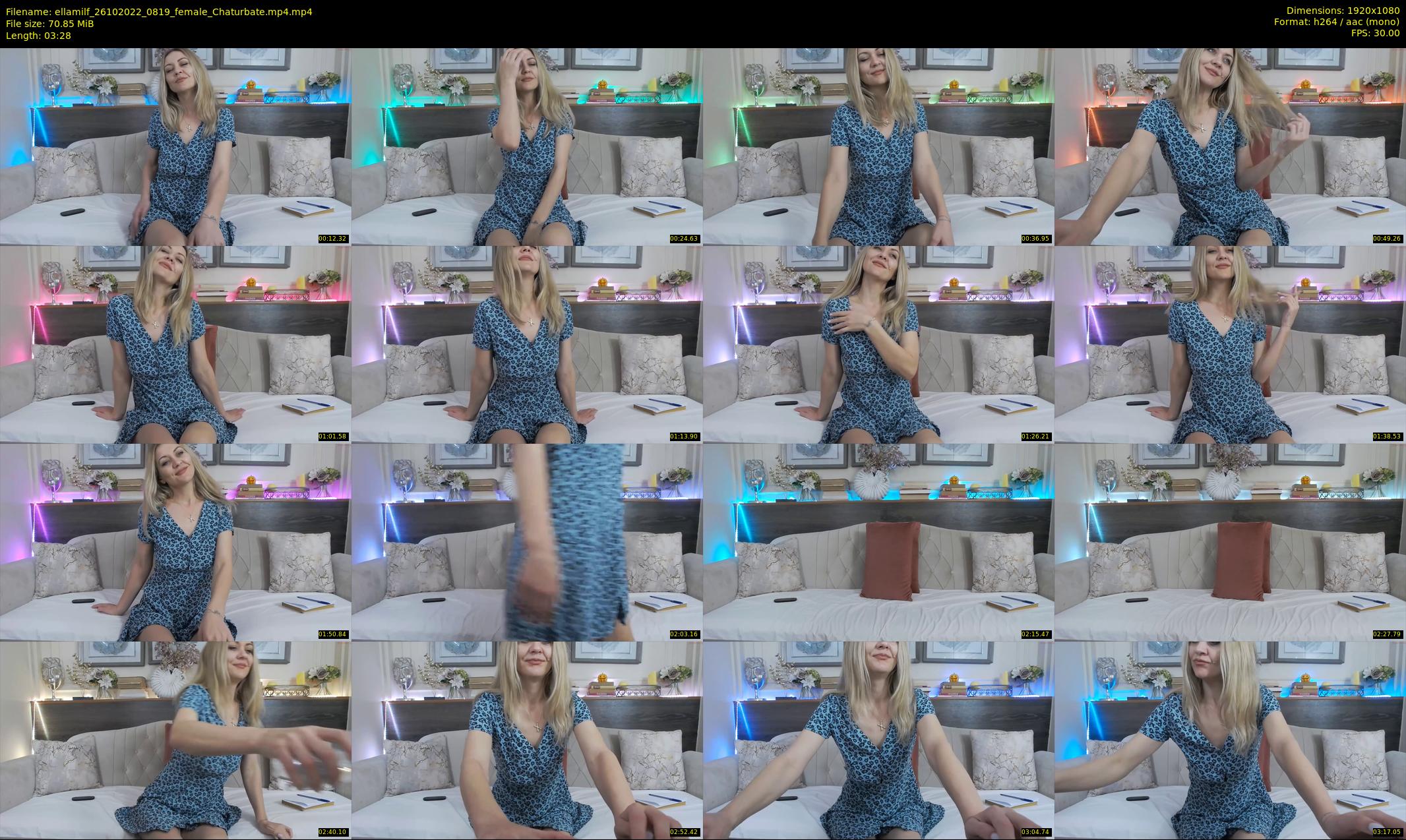 ellamilf — 4 minute Chaturbate female cam show recording, 1080p, Oct 26, 2022