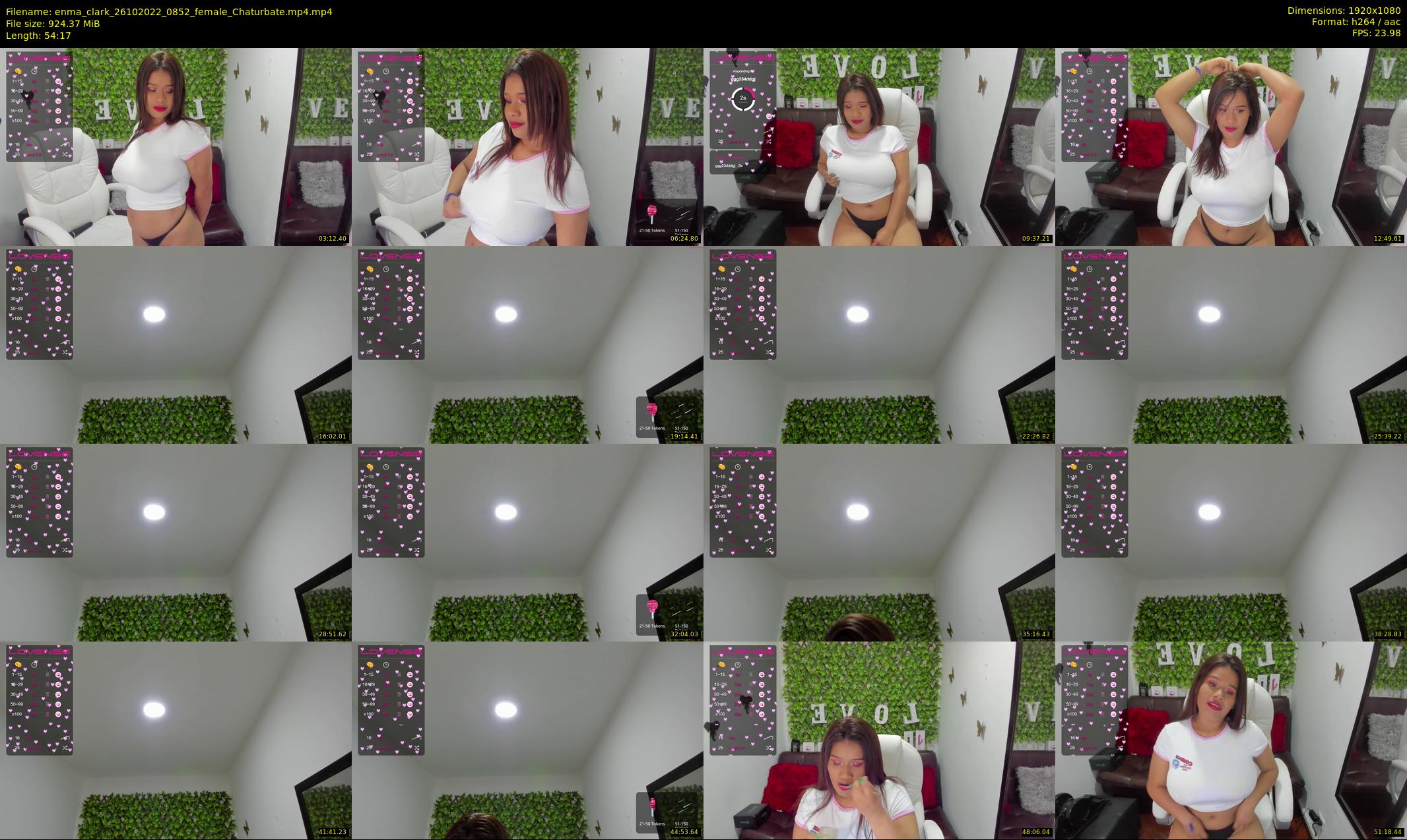 enma_clark — 55 minute Chaturbate female cam show recording, 1080p, Oct 26, 2022