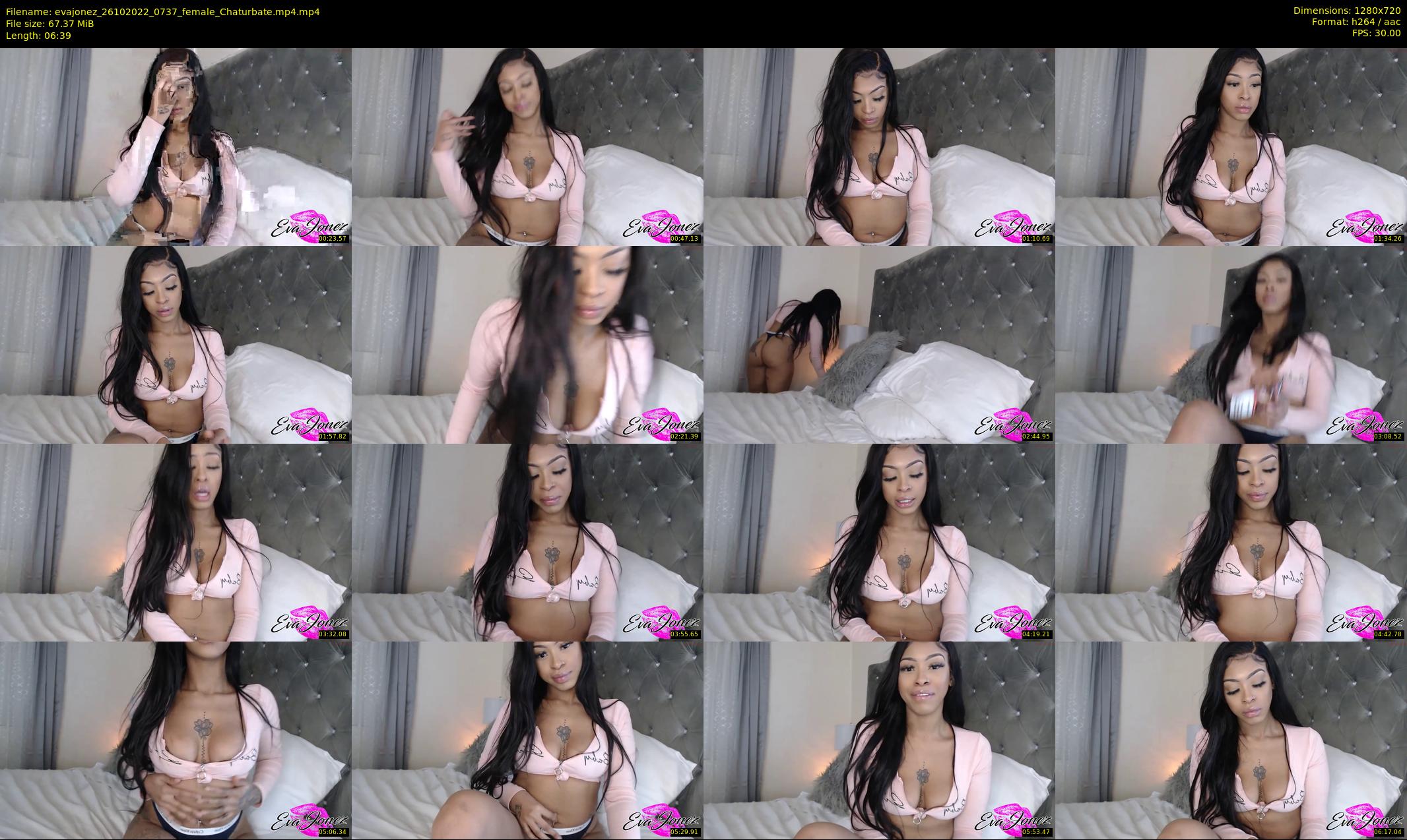 evajonez — 7 minute Chaturbate female cam show recording, 720p, Oct 26, 2022