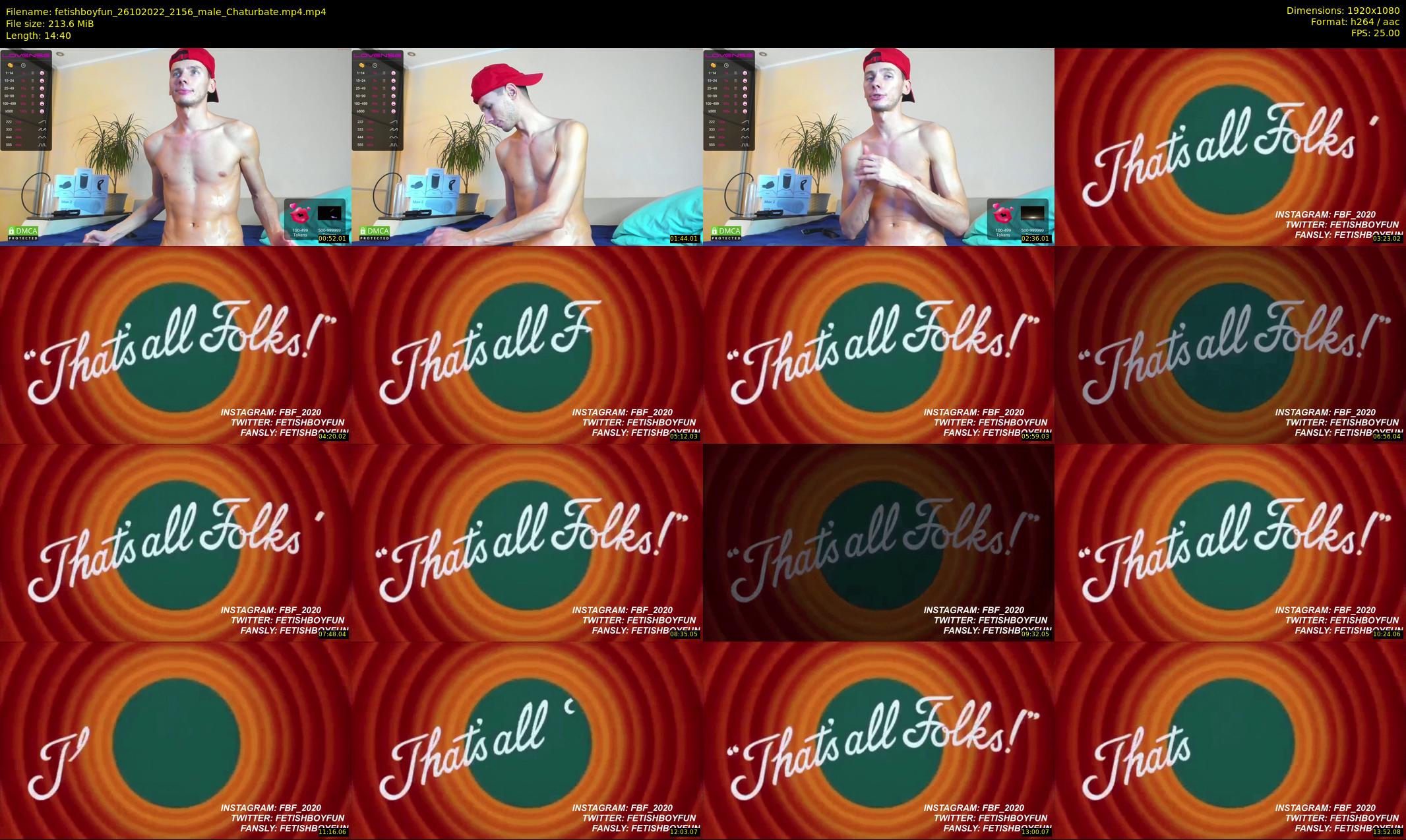 fetishboyfun — 15 minute Chaturbate male cam show recording, 1080p, Oct 26, 2022