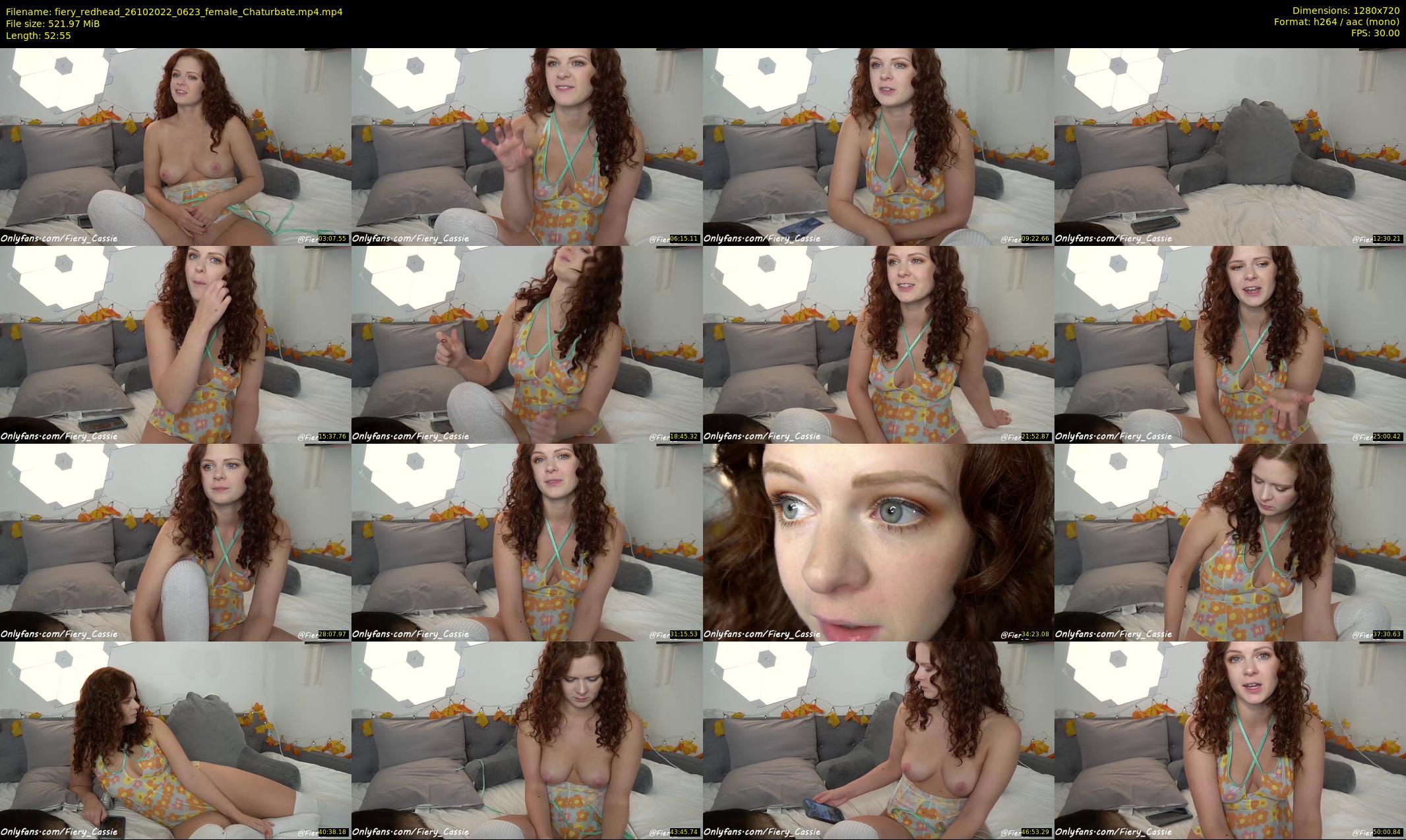 fiery_redhead — 53 minute Chaturbate female cam show recording, 720p, Oct 26, 2022
