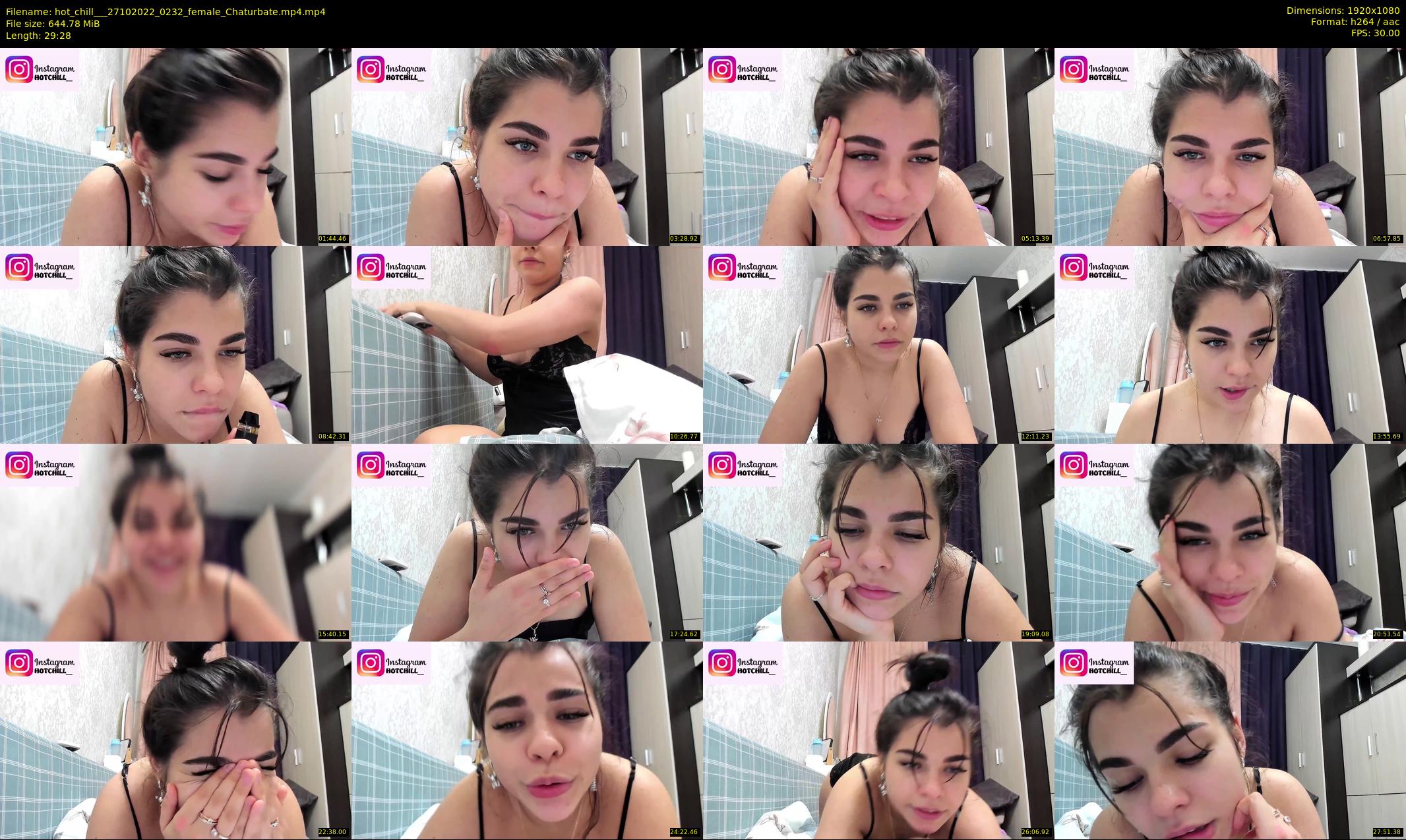 hot_chill__ — 30 minute Chaturbate female cam show recording, 1080p, Oct 27, 2022