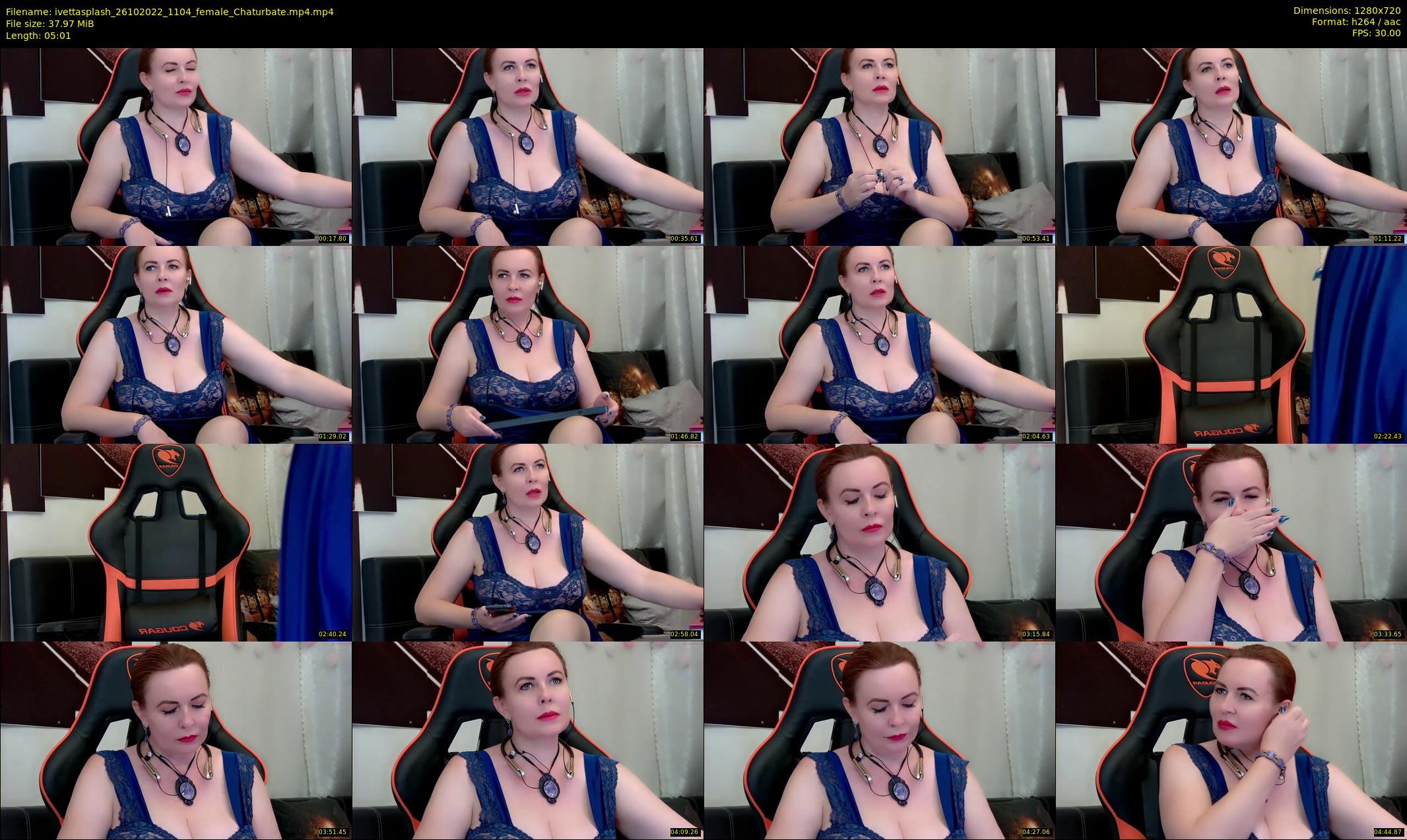 ivettasplash — 6 minute Chaturbate female cam show recording, 720p, Oct 26, 2022