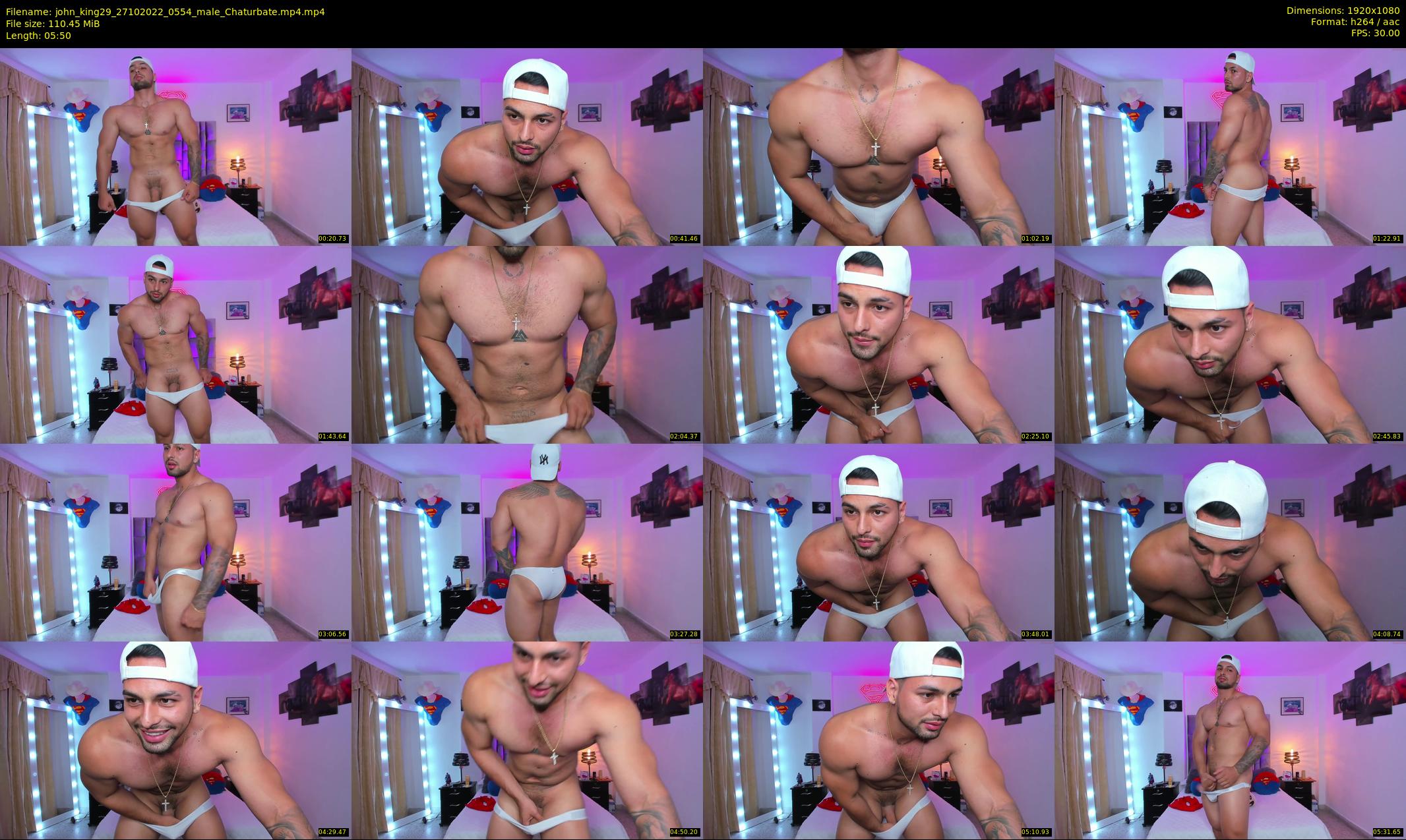 john_king29 — 6 minute Chaturbate male cam show recording, 1080p, Oct 27, 2022