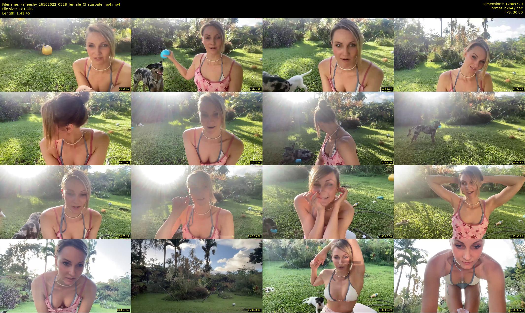 kaileeshy — 102 minute Chaturbate female cam show recording, 720p, Oct 26, 2022