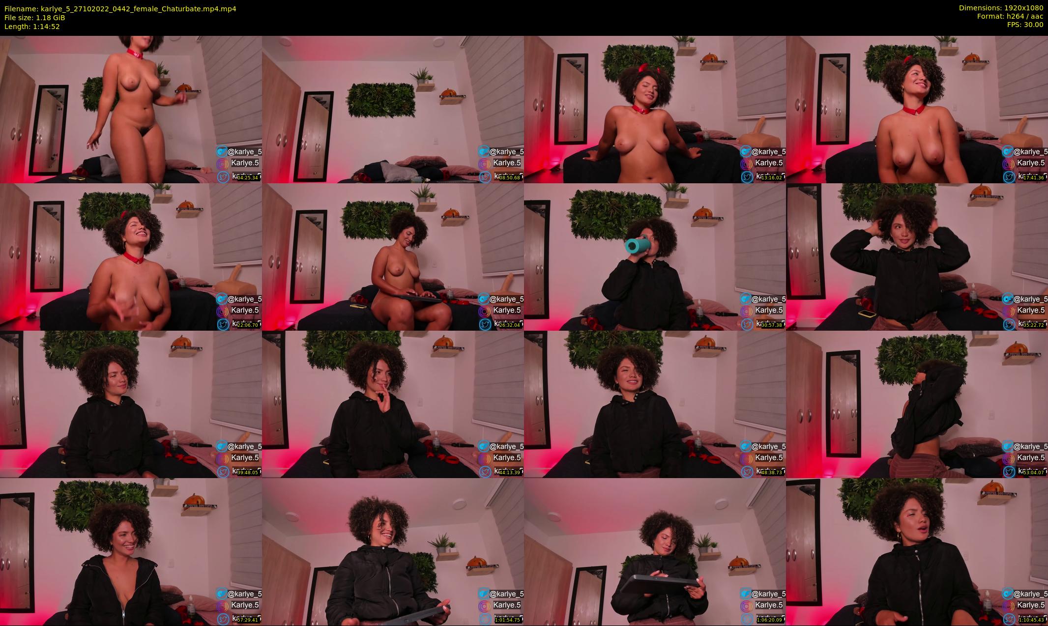 karlye_5 — 75 minute Chaturbate female cam show recording, 1080p, Oct 27, 2022