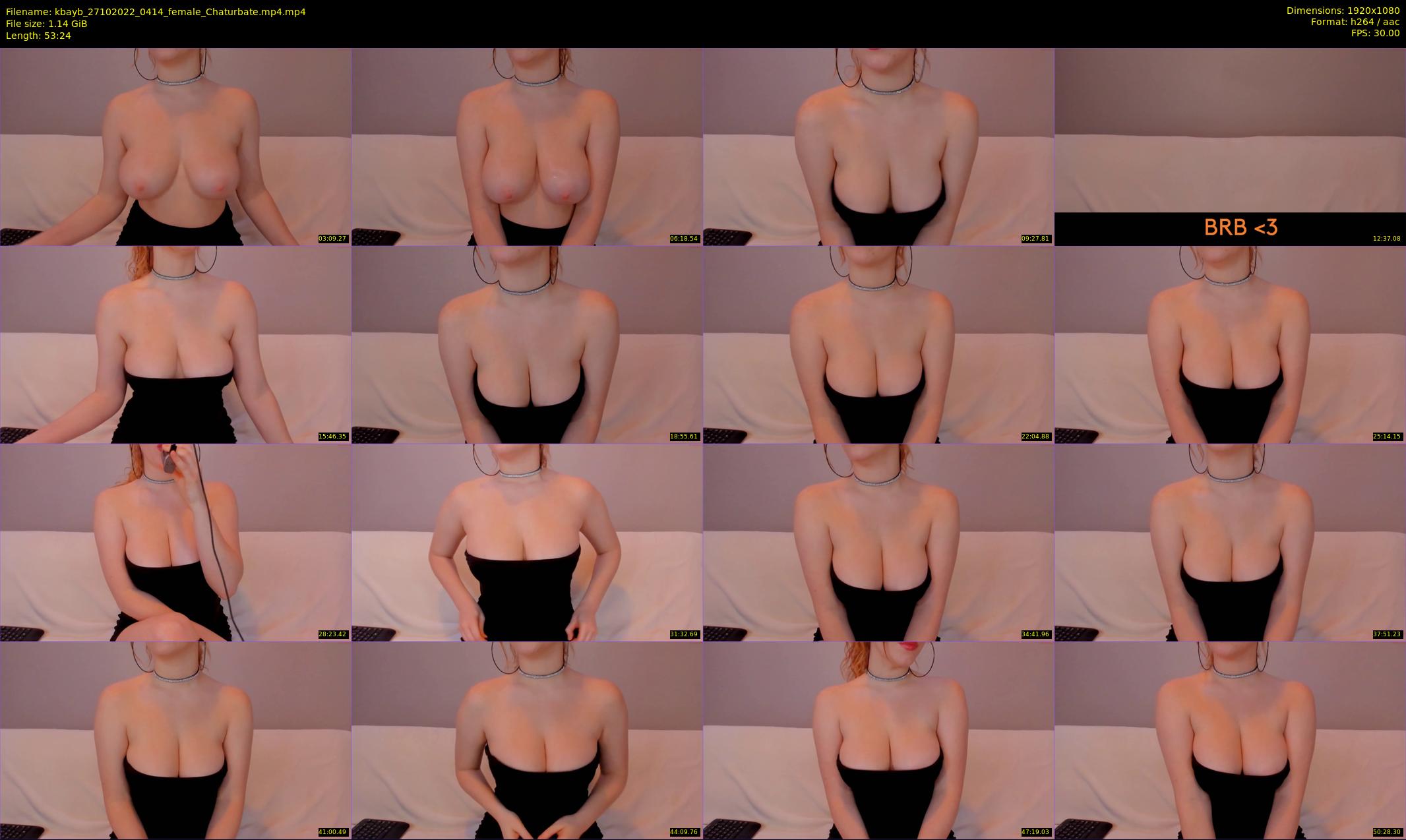 kbayb — 54 minute Chaturbate female cam show recording, 1080p, Oct 27, 2022