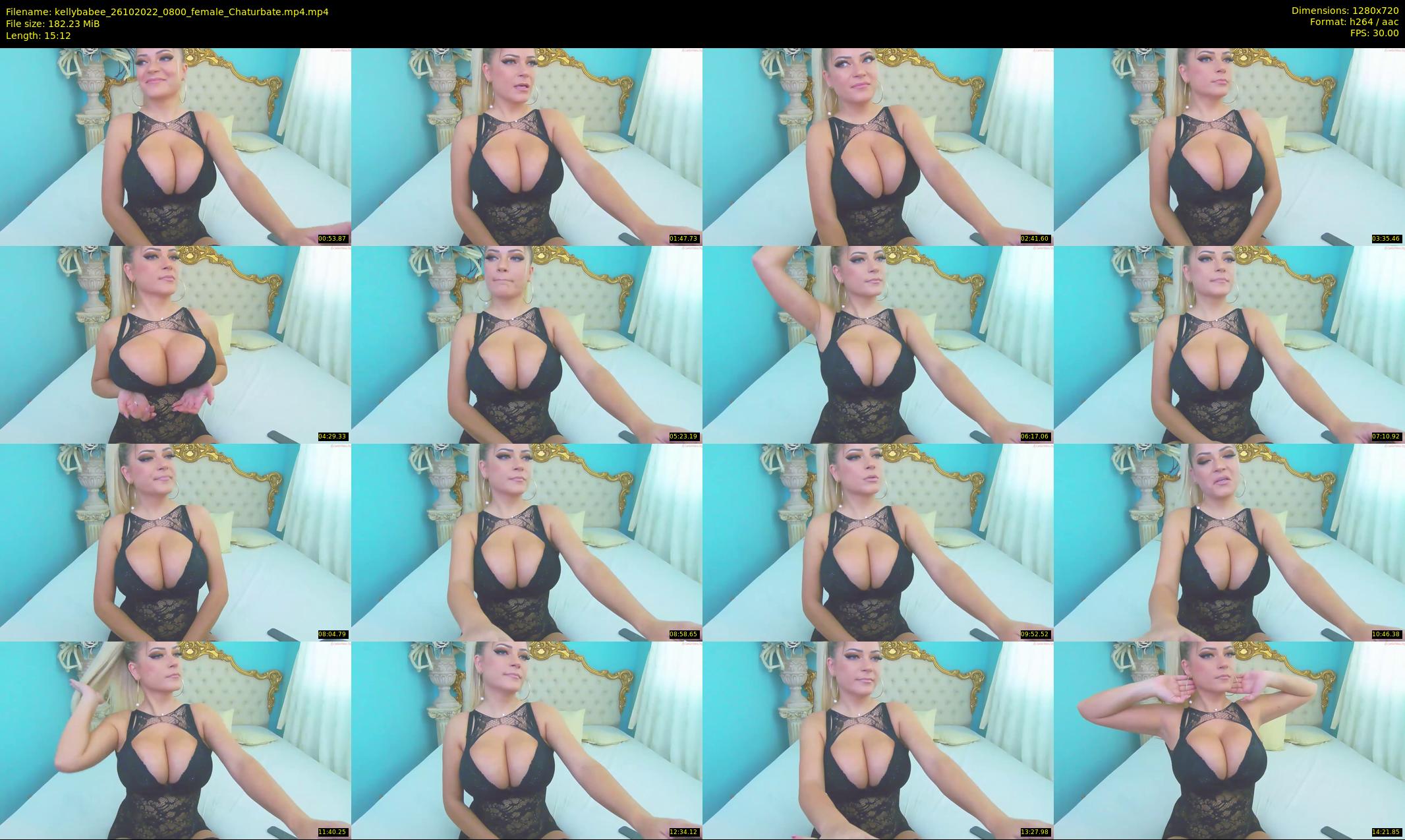 kellybabee — 16 minute Chaturbate female cam show recording, 720p, Oct 26, 2022