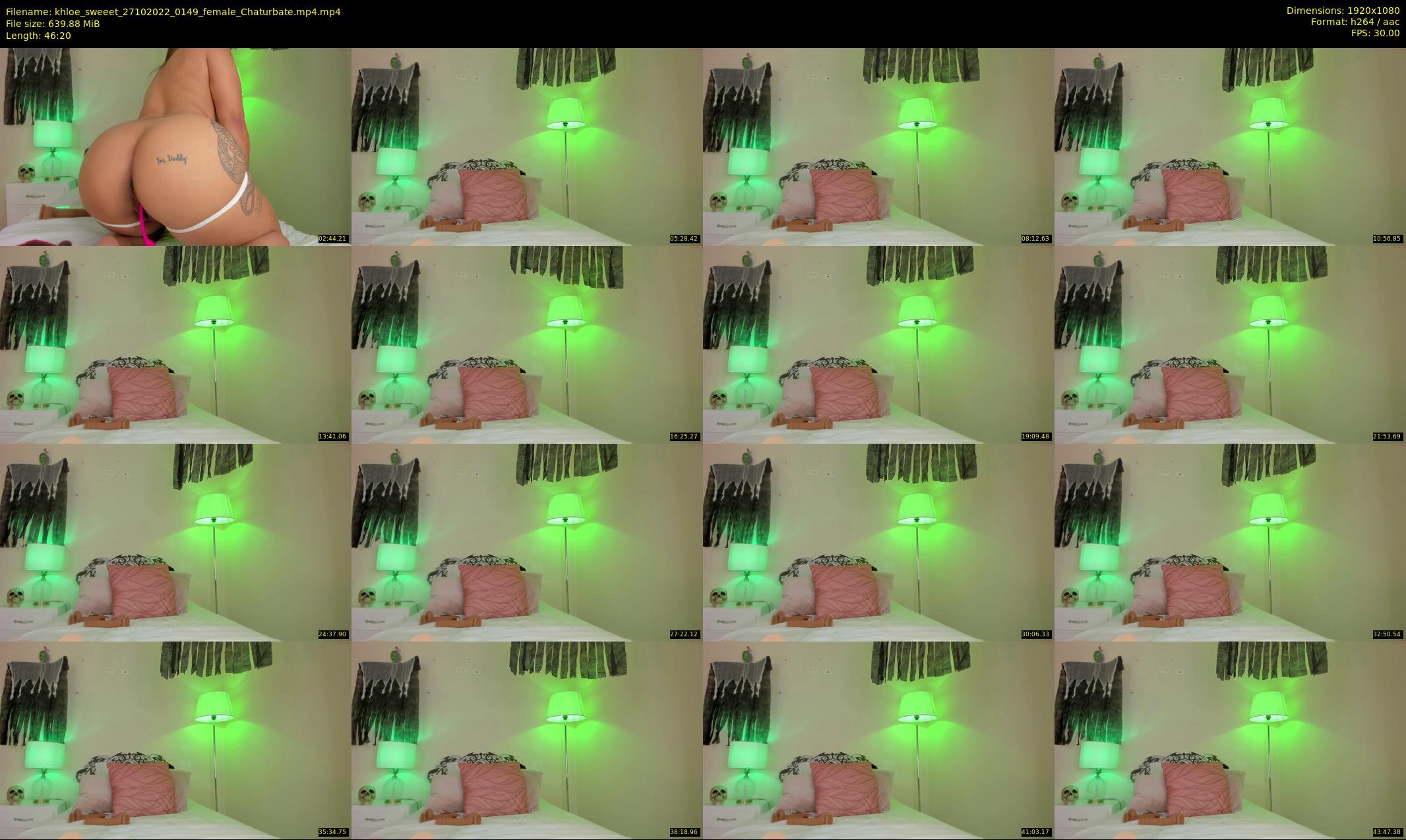 khloe_sweeet — 47 minute Chaturbate female cam show recording, 1080p, Oct 27, 2022