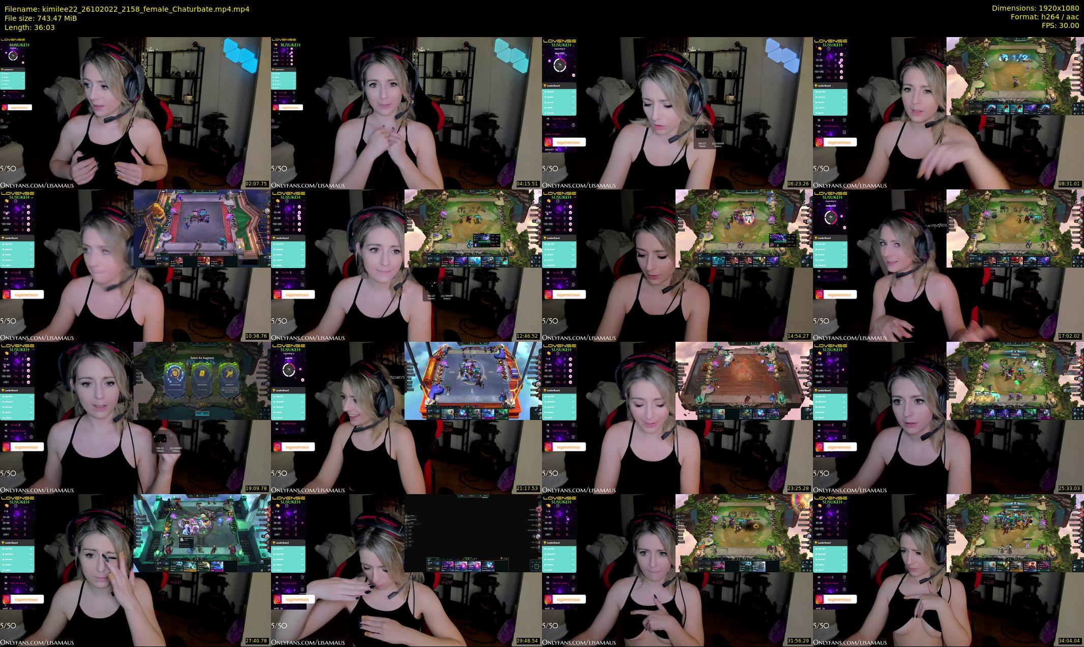 kimilee22 — 37 minute Chaturbate female cam show recording, 1080p, Oct 26, 2022