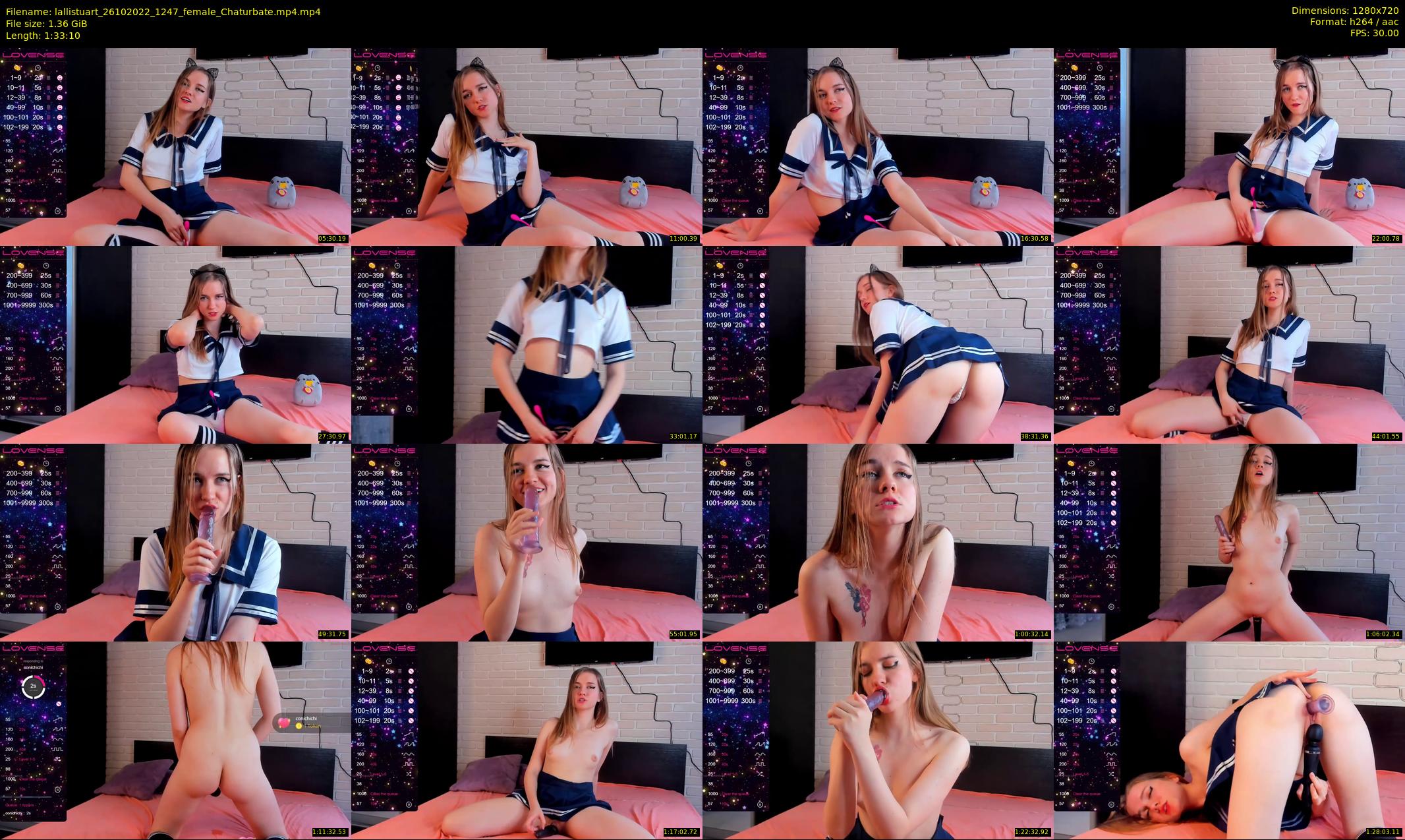 lallistuart — 94 minute Chaturbate female cam show recording, 720p, Oct 26, 2022