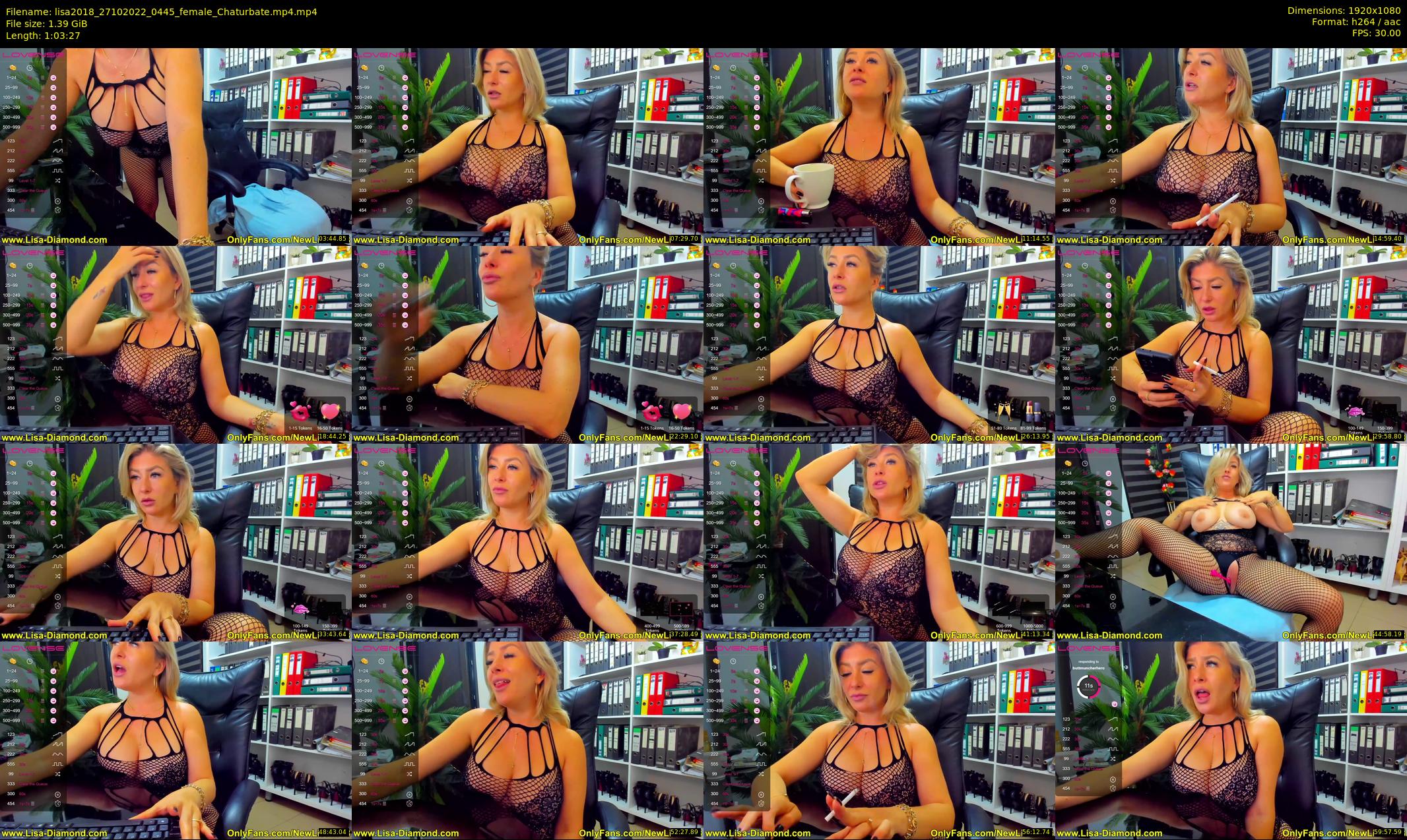 lisa2018 — 64 minute Chaturbate female cam show recording, 1080p, Oct 27, 2022
