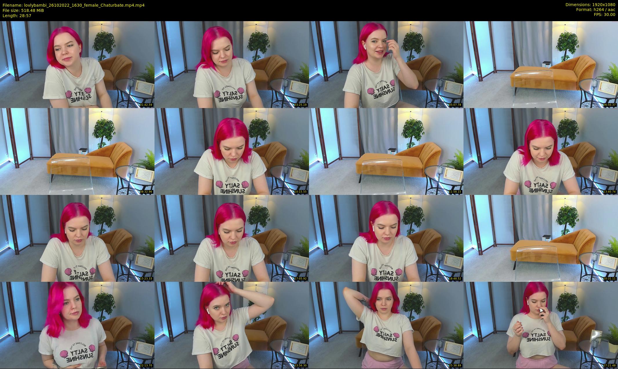 lovlybambi — 29 minute Chaturbate female cam show recording, 1080p, Oct 26, 2022