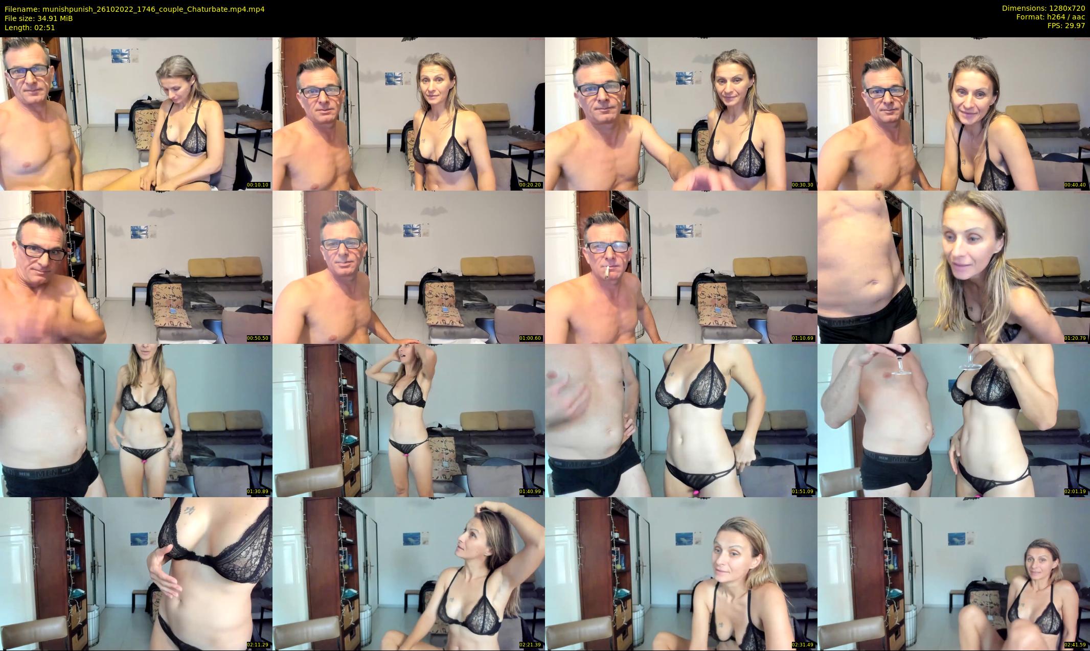 munishpunish — 3 minute Chaturbate couple cam show recording, 720p, Oct 26, 2022