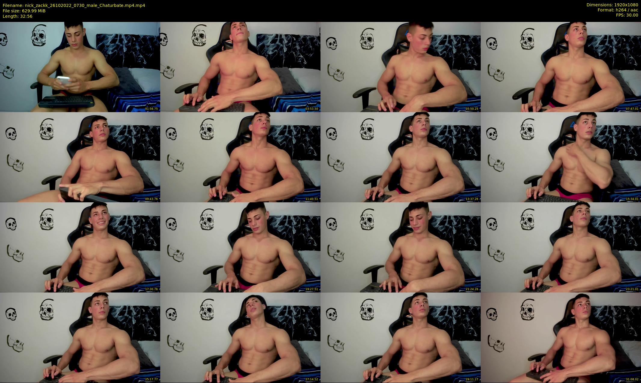 nick_zackk — 33 minute Chaturbate male cam show recording, 1080p, Oct 26, 2022